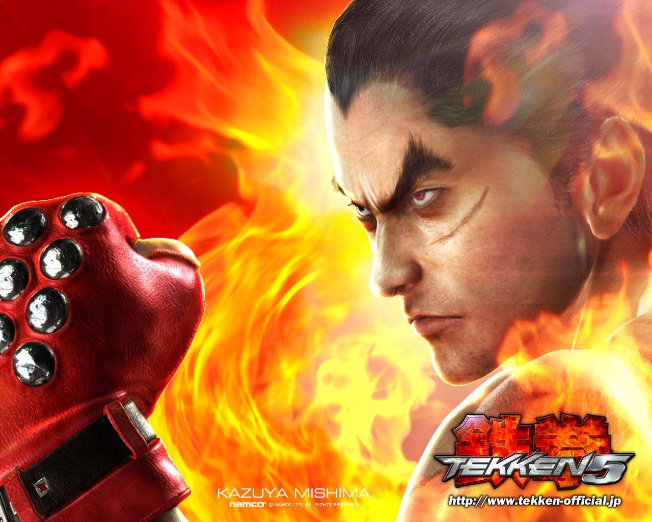 1280x1024 Free download Kazuya Mishima Tekken 5 [1280x1024] for your Desktop