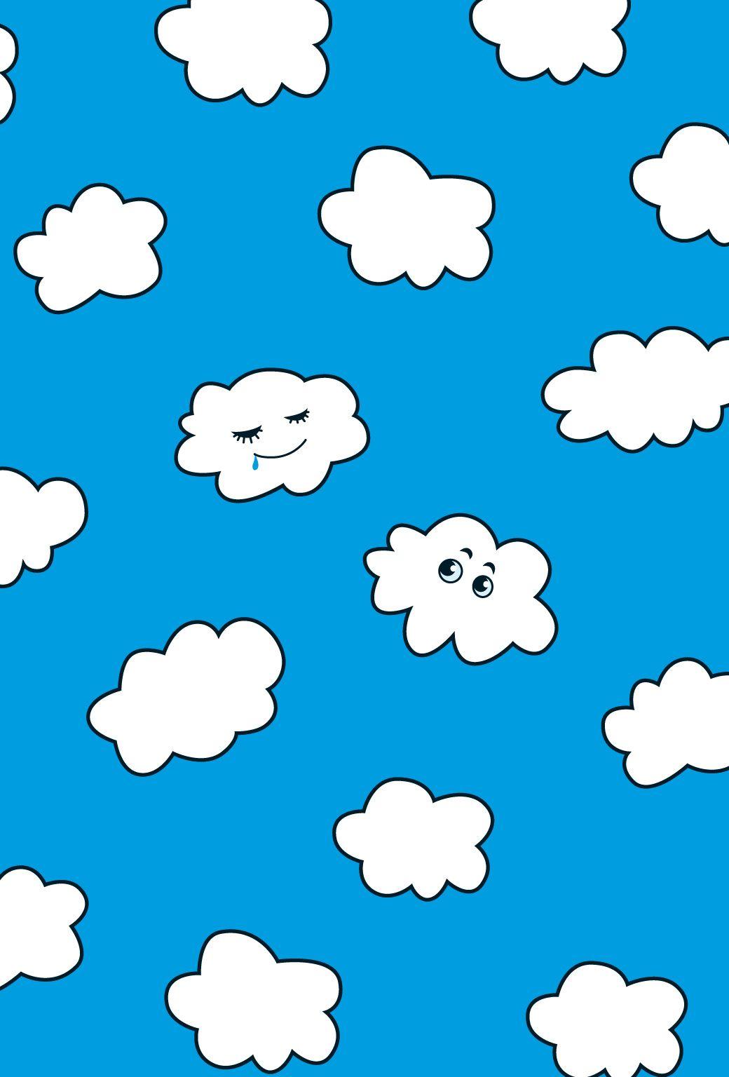 Cartoon Clouds iPhone Wallpapers - Top Free Cartoon Clouds iPhone  Backgrounds - WallpaperAccess