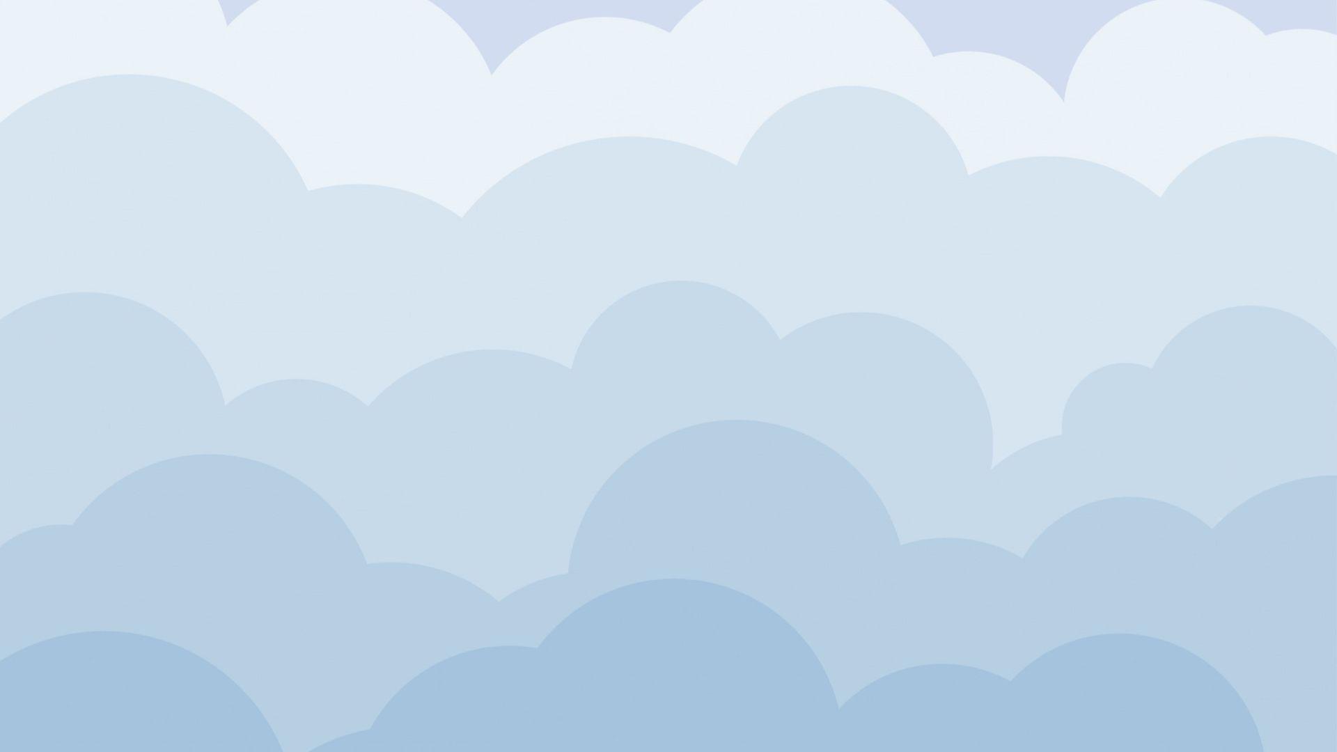 1920x1080 Cartoon Clouds Mac Wallpaper Download