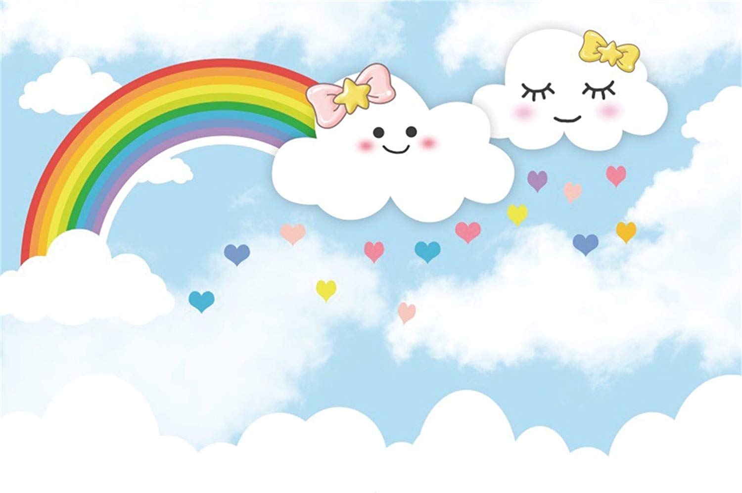 1500x997 Amazon.com : Laeacco Happy Birthday Backdrop 10x7ft Vinyl Cartoon