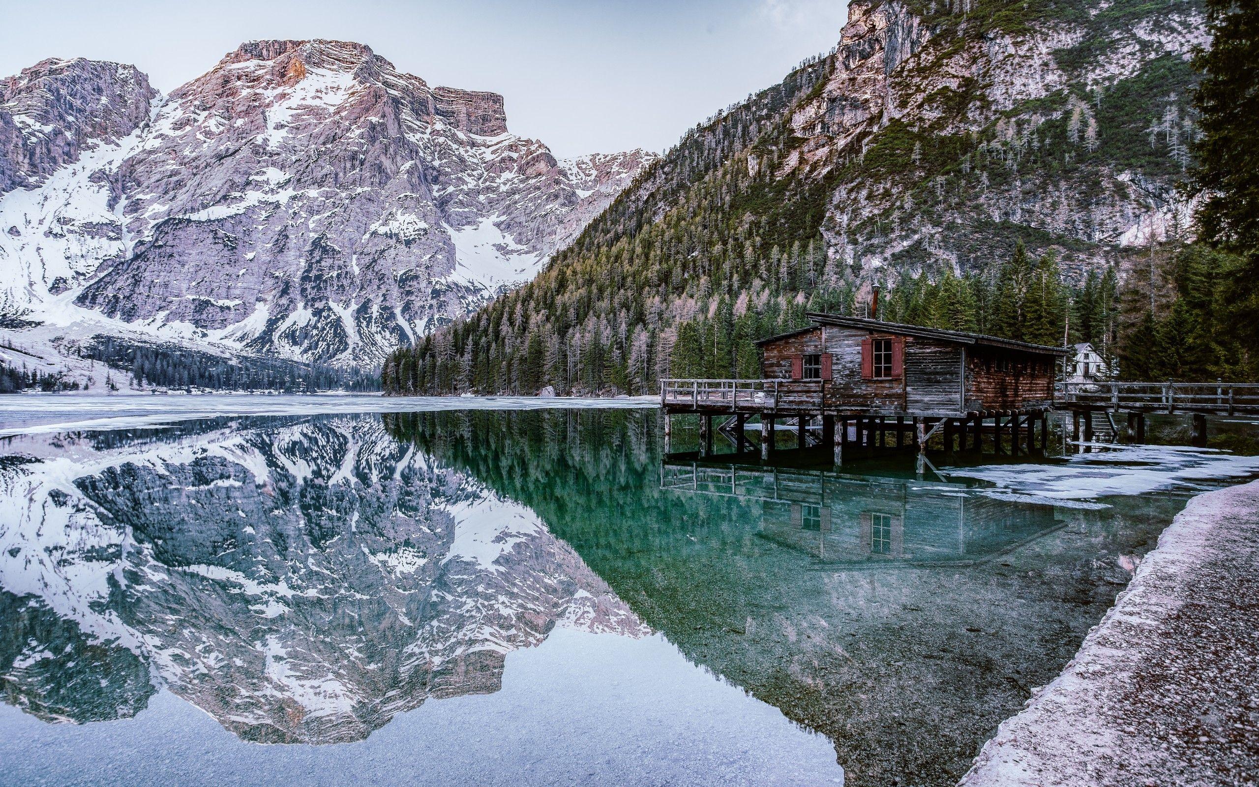 2560x1600 Download 2560x1600 Alpine, Lake, Mountain, Scenic, Relaxing