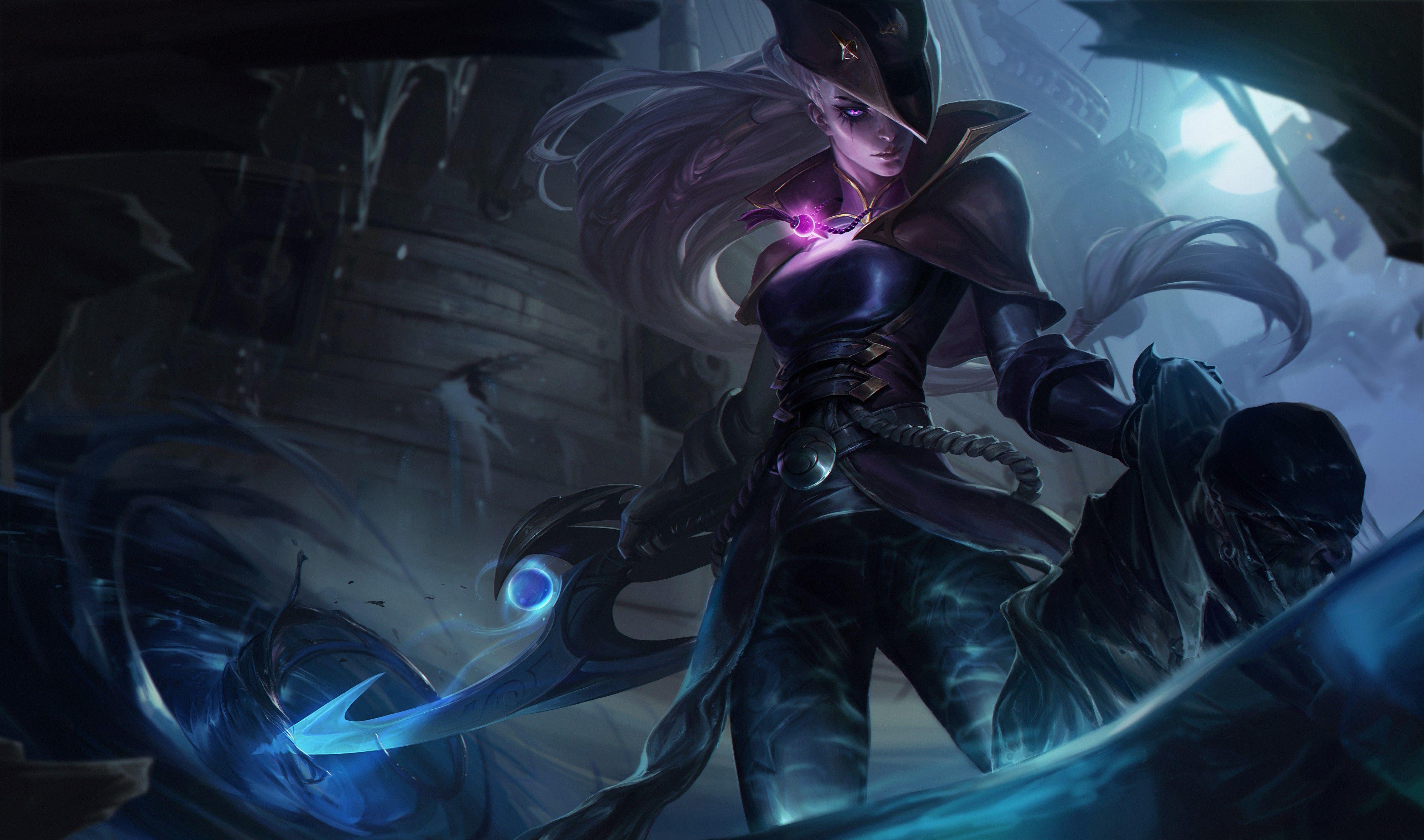 4000x2360 Dark Waters Diana. Wallpaper & Fan Arts. League Of Legends