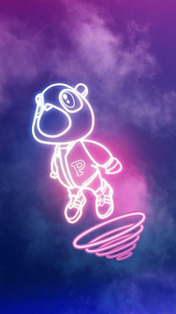750x1334 Bear of kanye Background. Kanye west wallpaper, iPhone wallpaper