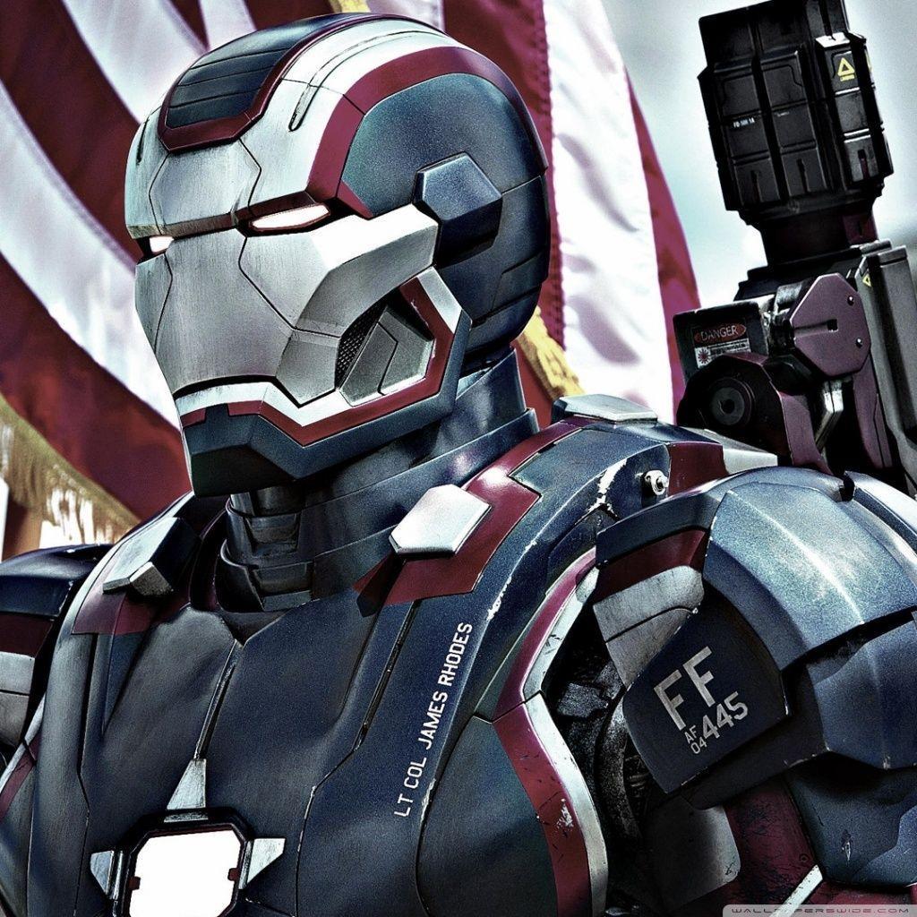 1024x1024 Iron Patriot Wallpaper