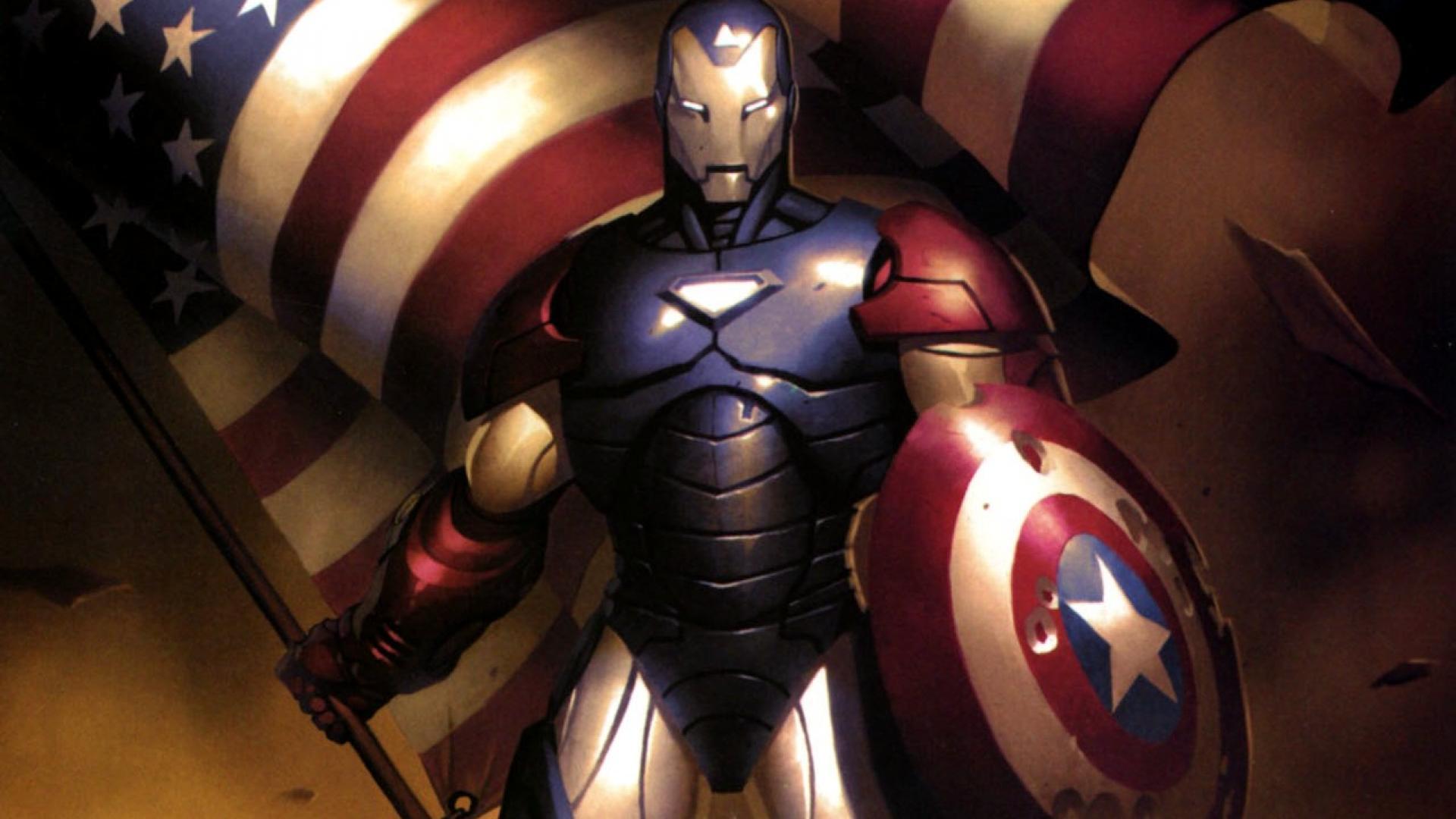 1920x1080 Iron Patriot Wallpaper