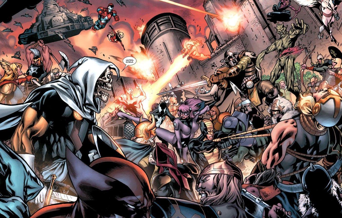 1332x850 Wallpaper comic, comics, Captain America, Marvel Comics, Venom, Ares, Ares, Siege, Tagged, iron patriot, Taksmasters, taksmaster, Norman Osborn, Dark Wolverine, capitan marvel, Daiken image for desktop, section разное