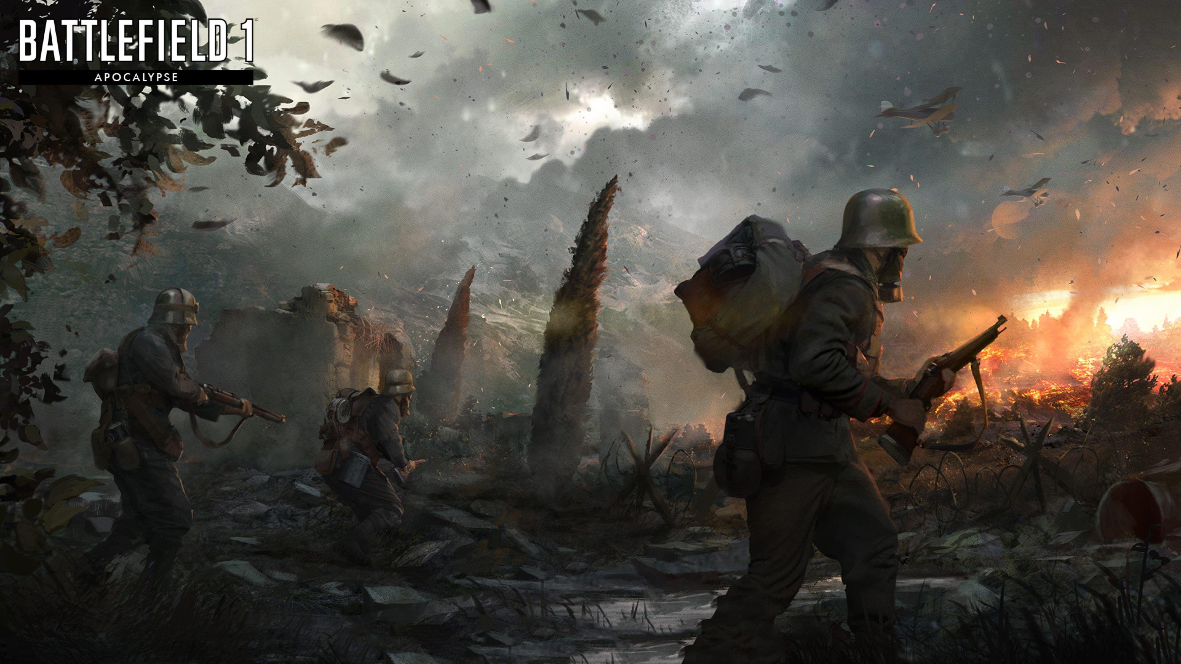 3840x2160 Battlefield 1 Apocalypse Art