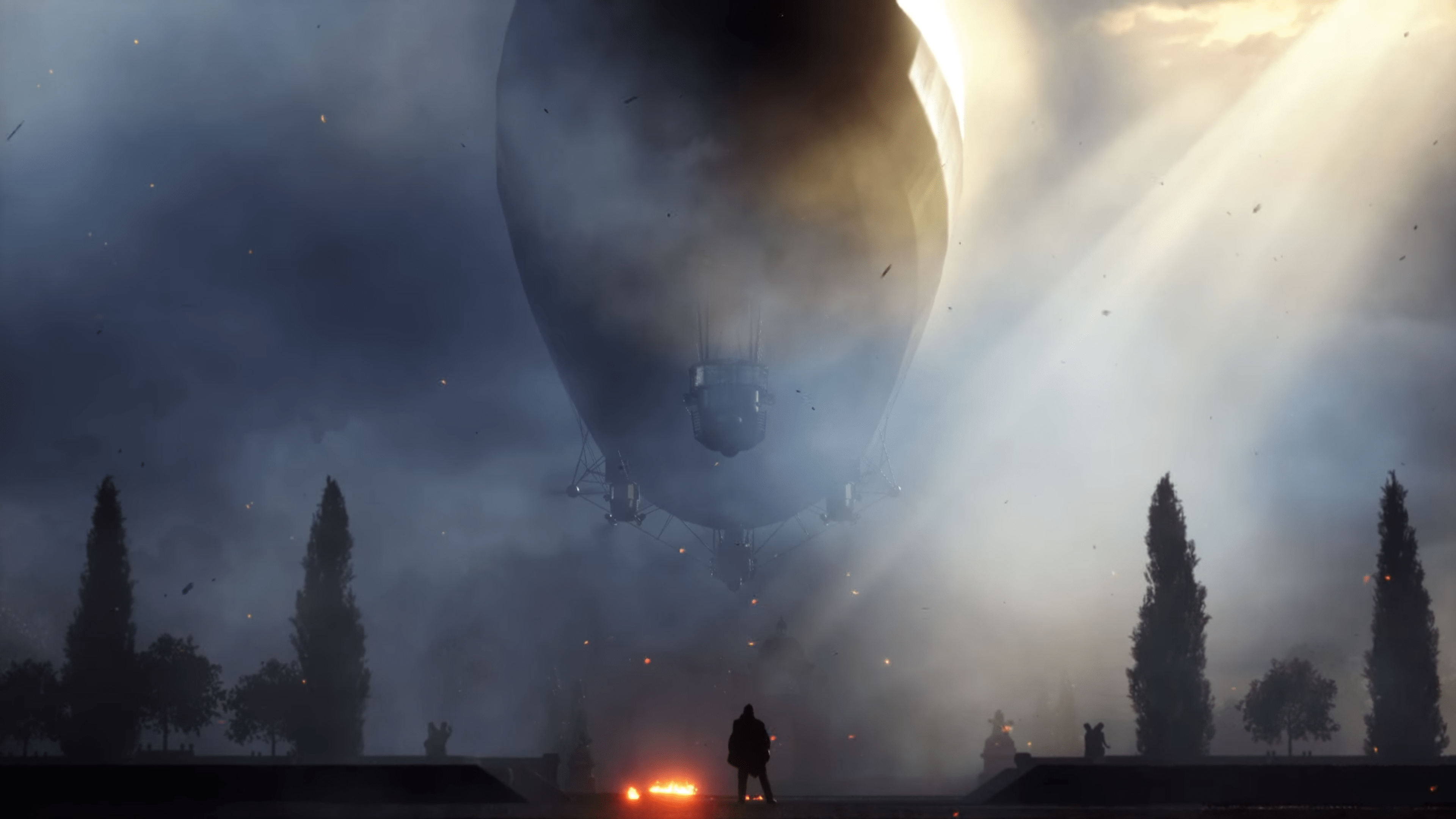 3840x2160 I thought the blimp scene in the BF1 trailer would be an awesome