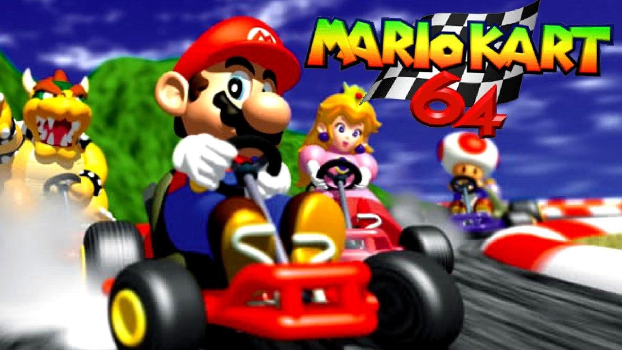 super mario kart 64 logo