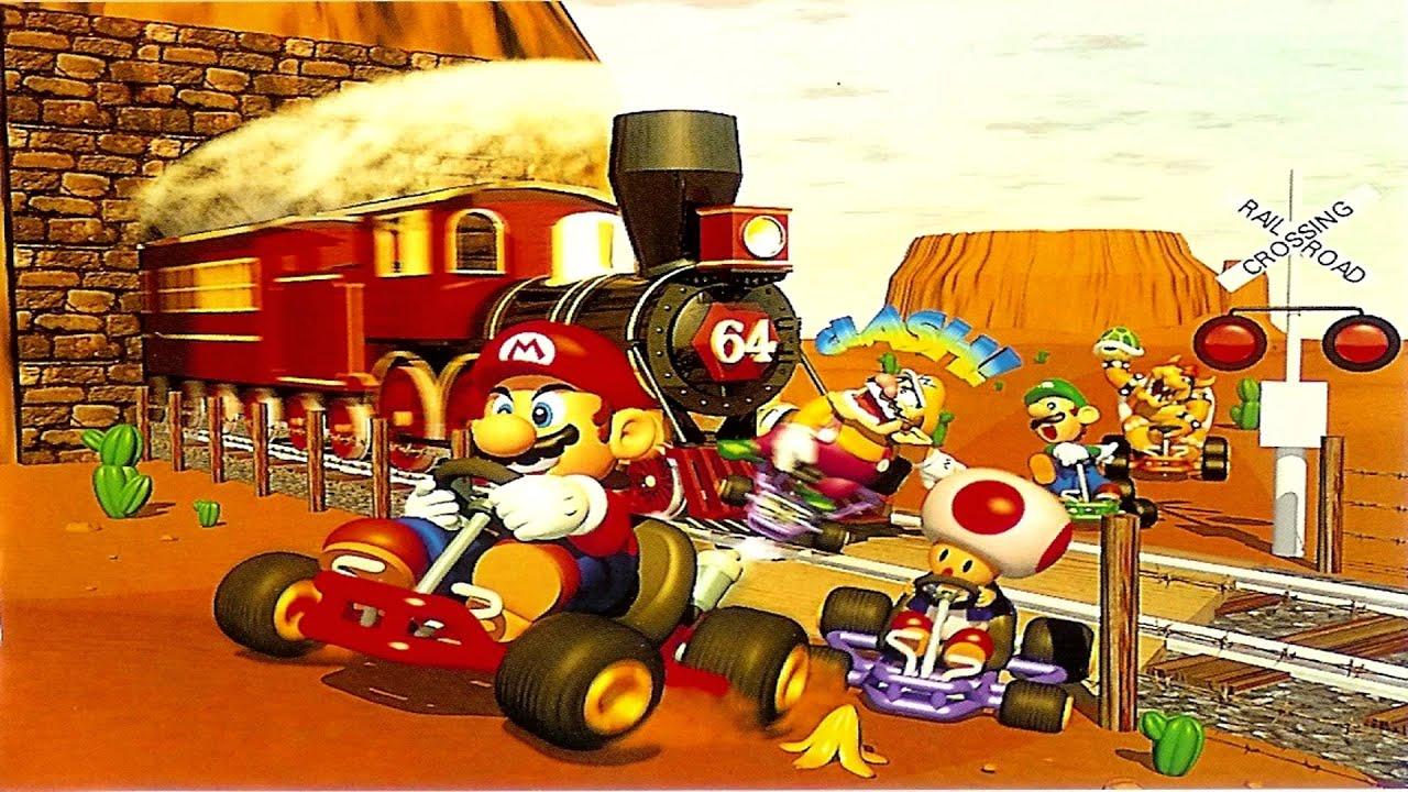1280x720 Mario Kart 64 Background. Mario