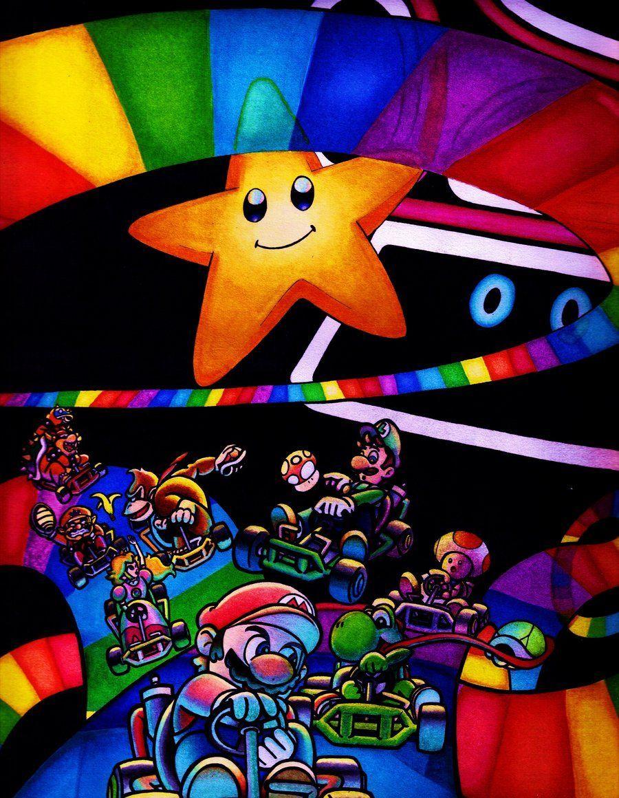 Mario Kart 8  Rainbow Road Gameplay HD wallpaper  Peakpx