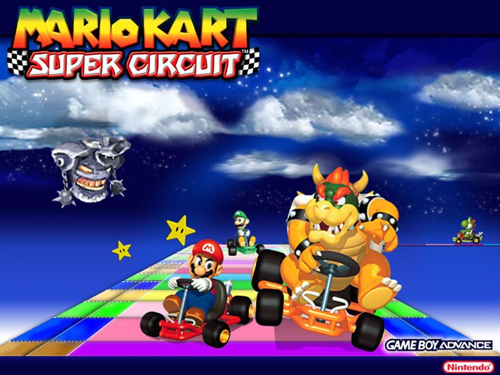 1024x768 Free download Mario Kart Central Mario Kart Super Circuit