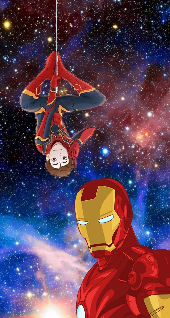 686x1280 Spiderman ironman wallpaper