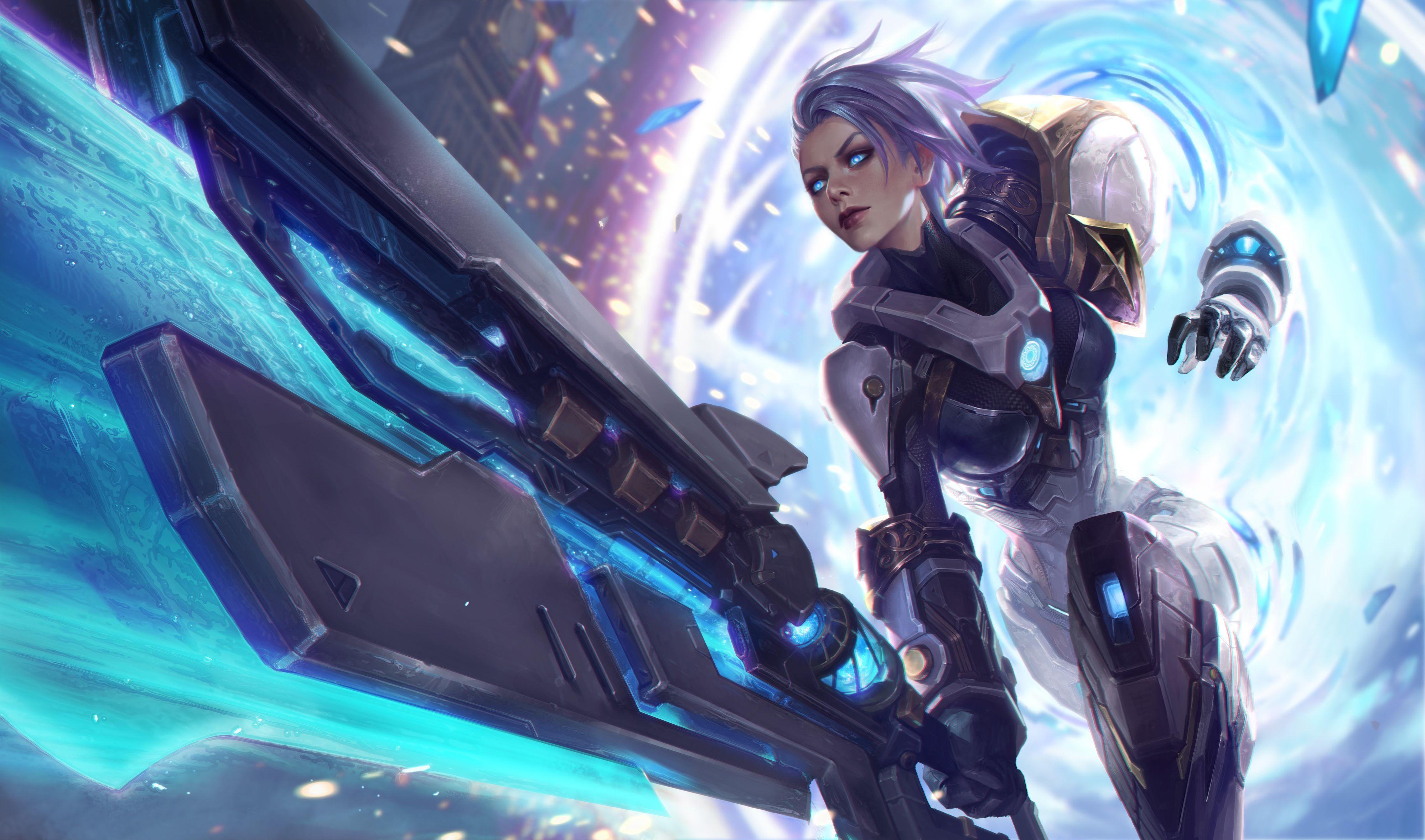 4000x2360 Pulsefire Riven 4k Ultra HD Wallpaper. Background Image