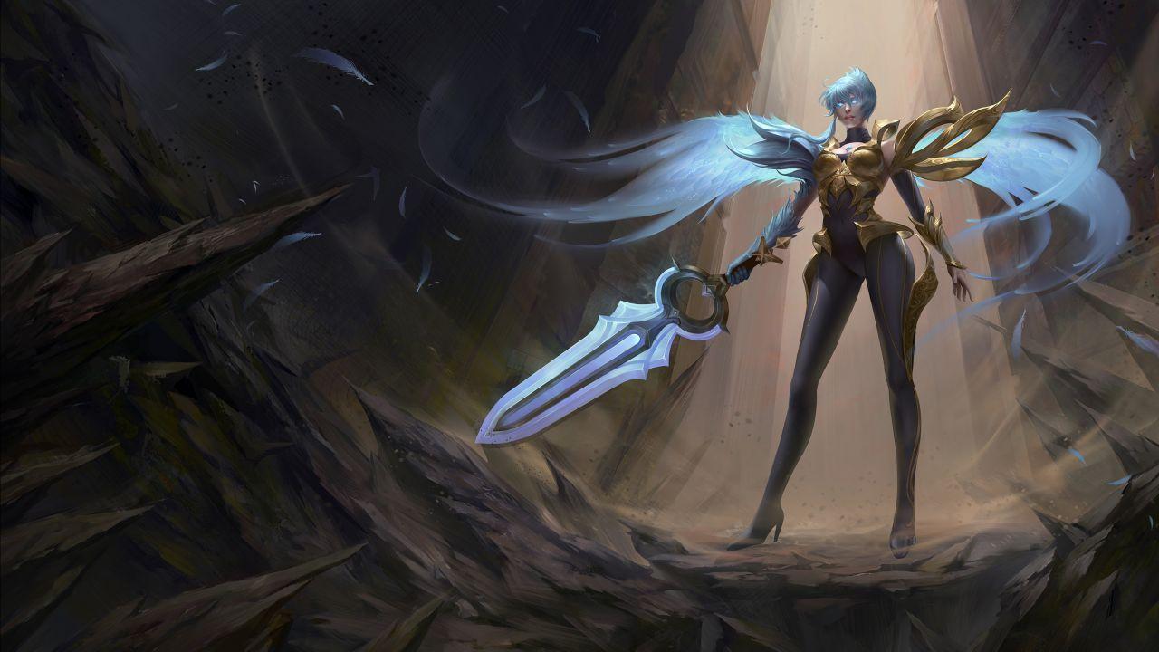 1280x720 Wallpaper Dawnbringer Riven, League of Legends, HD, Games