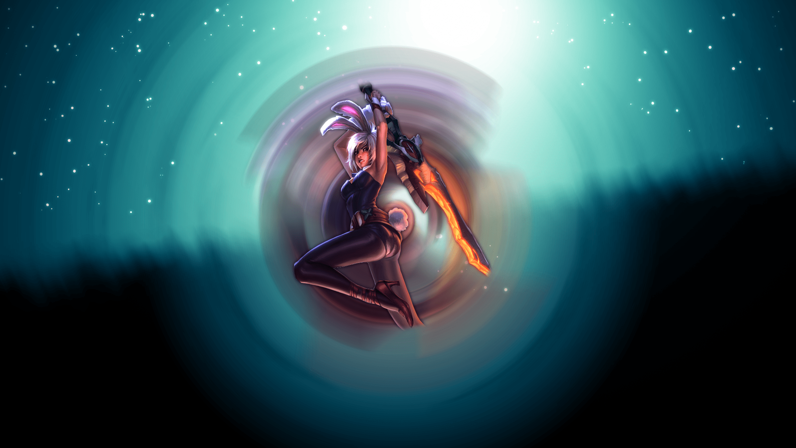 2560x1440 Riven wallpaper (my first photohop pic)
