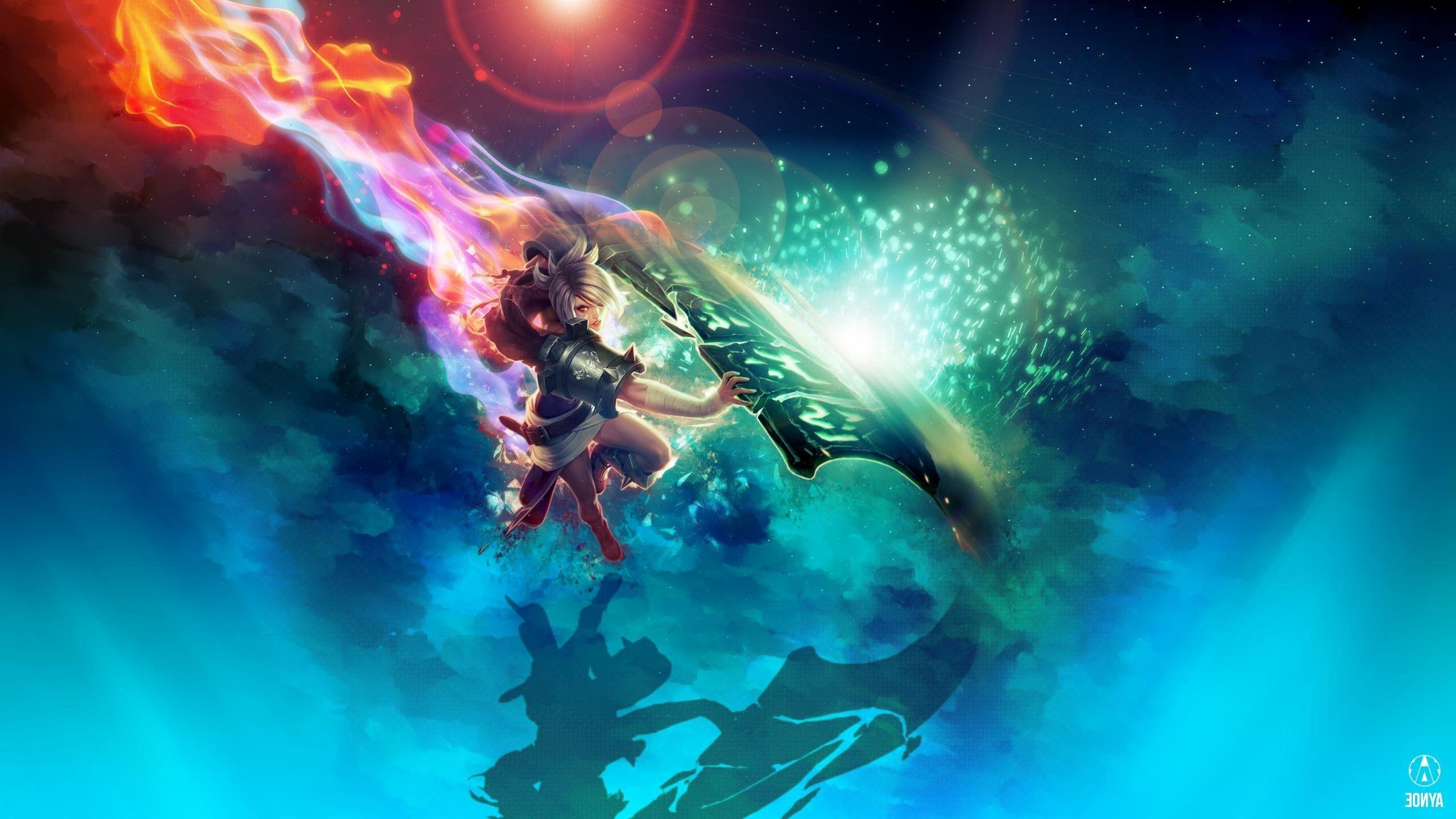 2560x1440 League Of Legends, Riven Background HD