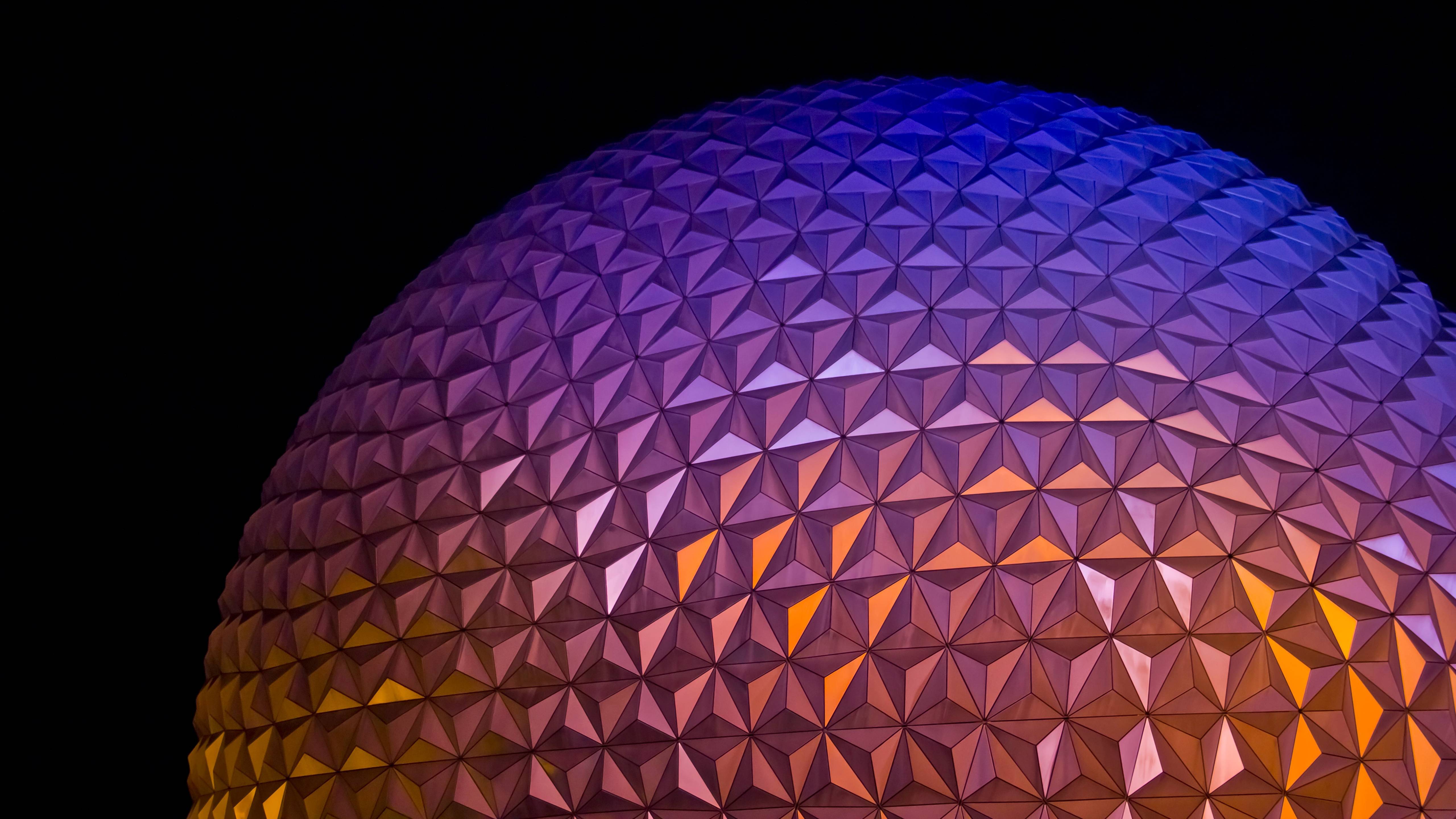 5120x2880 Walt Disney World Resort Dome 5K Wallpaper
