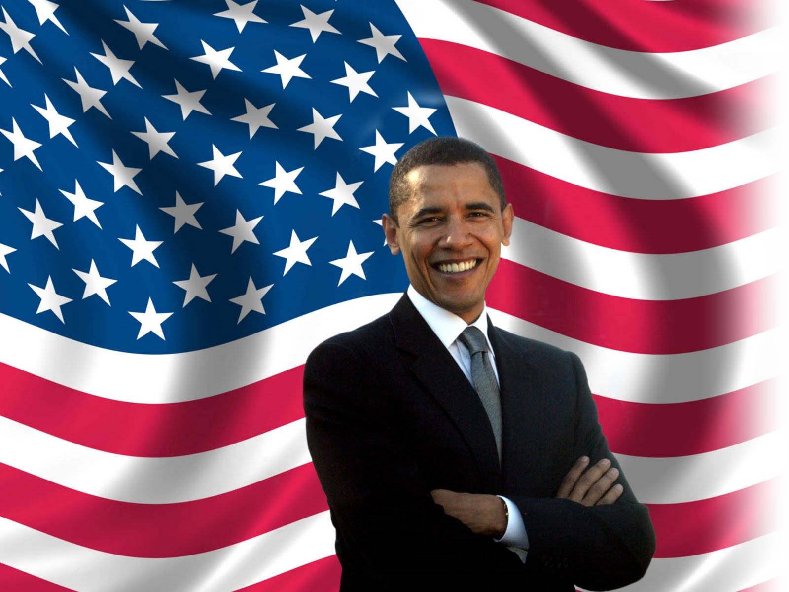 1600x1200 US President Barack Obama with Wallpaper 1600x1200. Free Photo
