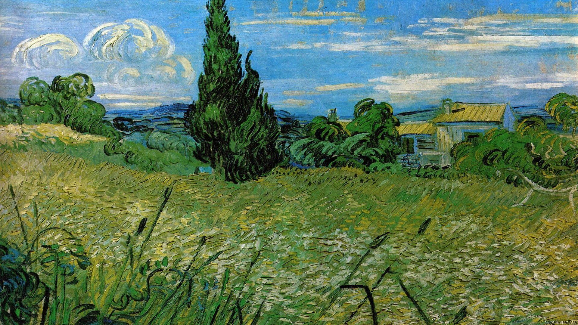 1920x1080 Free download van Gogh Wallpaper HD Painting Desktop Wallpaper
