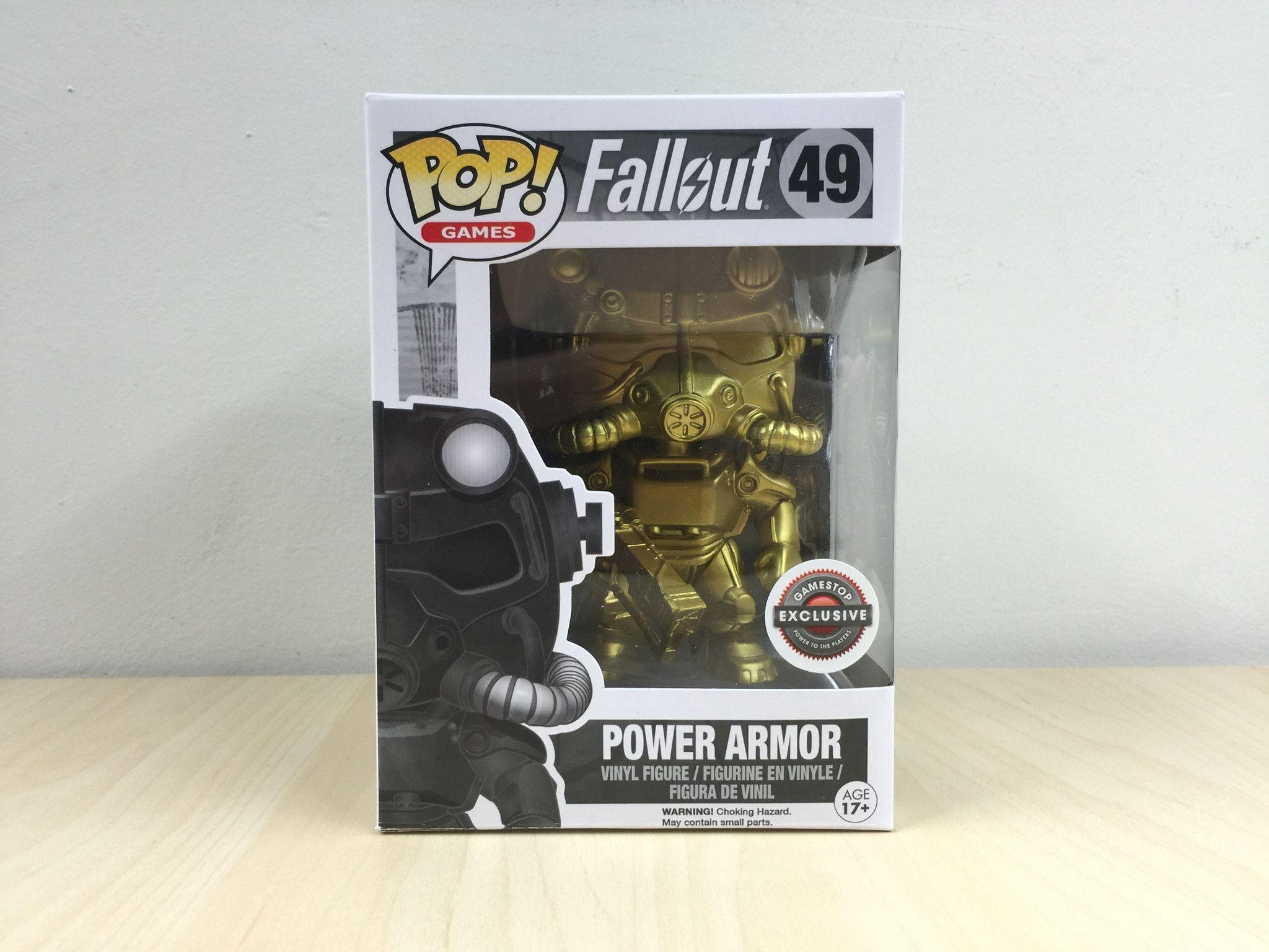 2048x1536 Funko Pop Fallout Power Armor **Gold GameStop Exclusive**. Pop