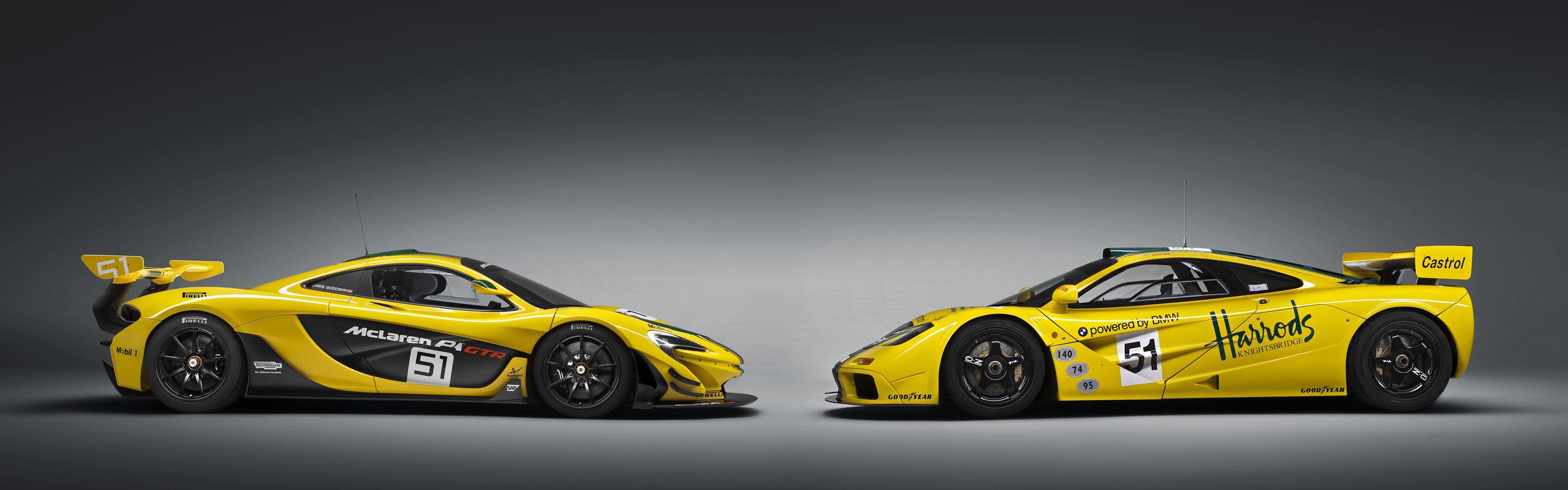 3840x1200 McLaren P1 GTR & F1 GTR