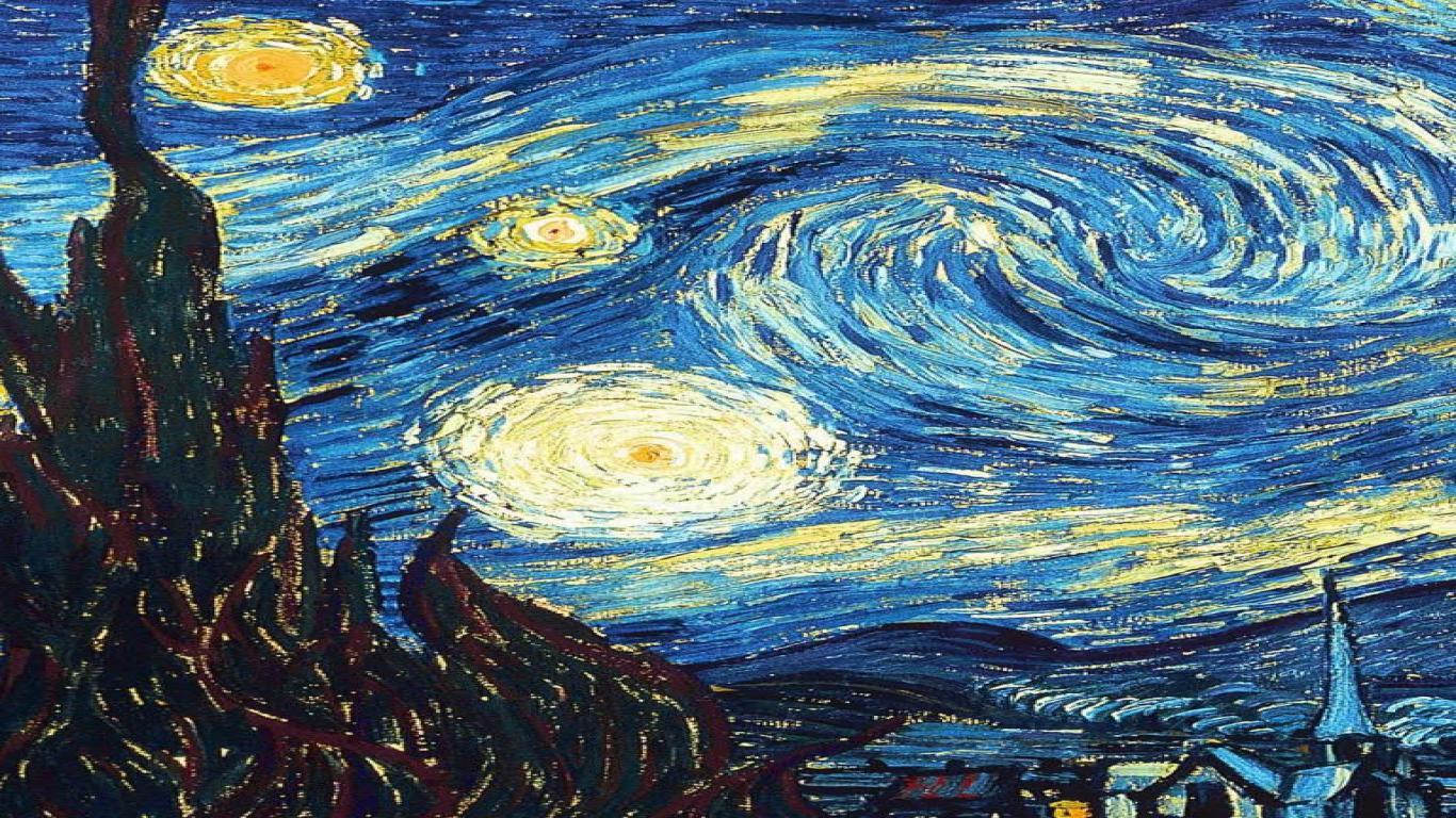 1366x768 Van Gogh Wallpaper. Van Gogh Doctor Who