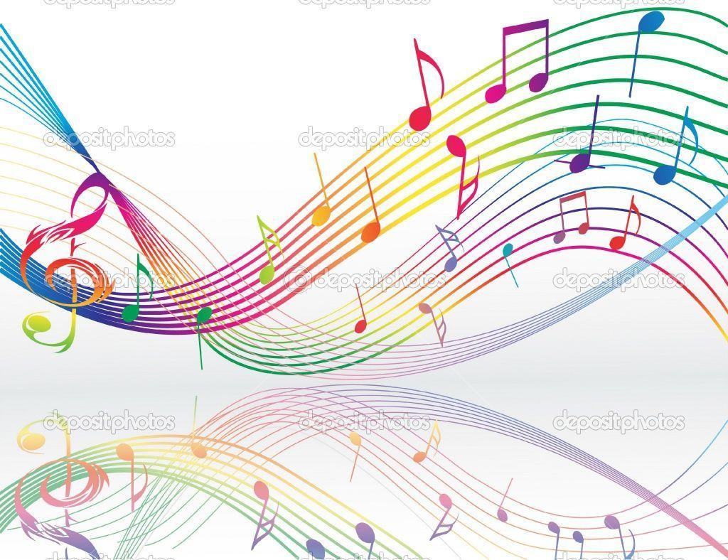 1024x788 Reflection of music notes. Music notes background, Music notes