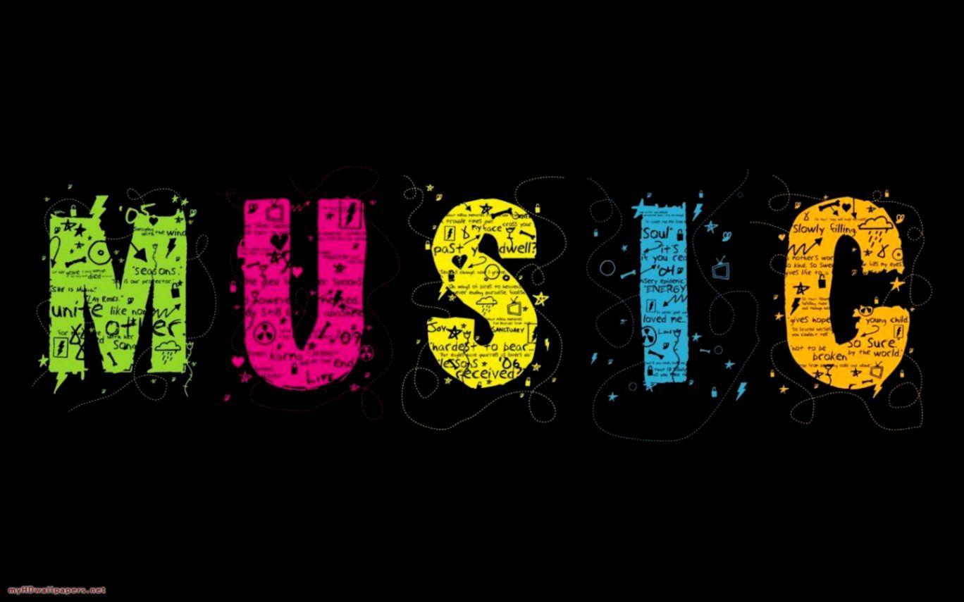 1368x855 Free Colorful Music Note Wallpaper Picture at Cool Monodomo