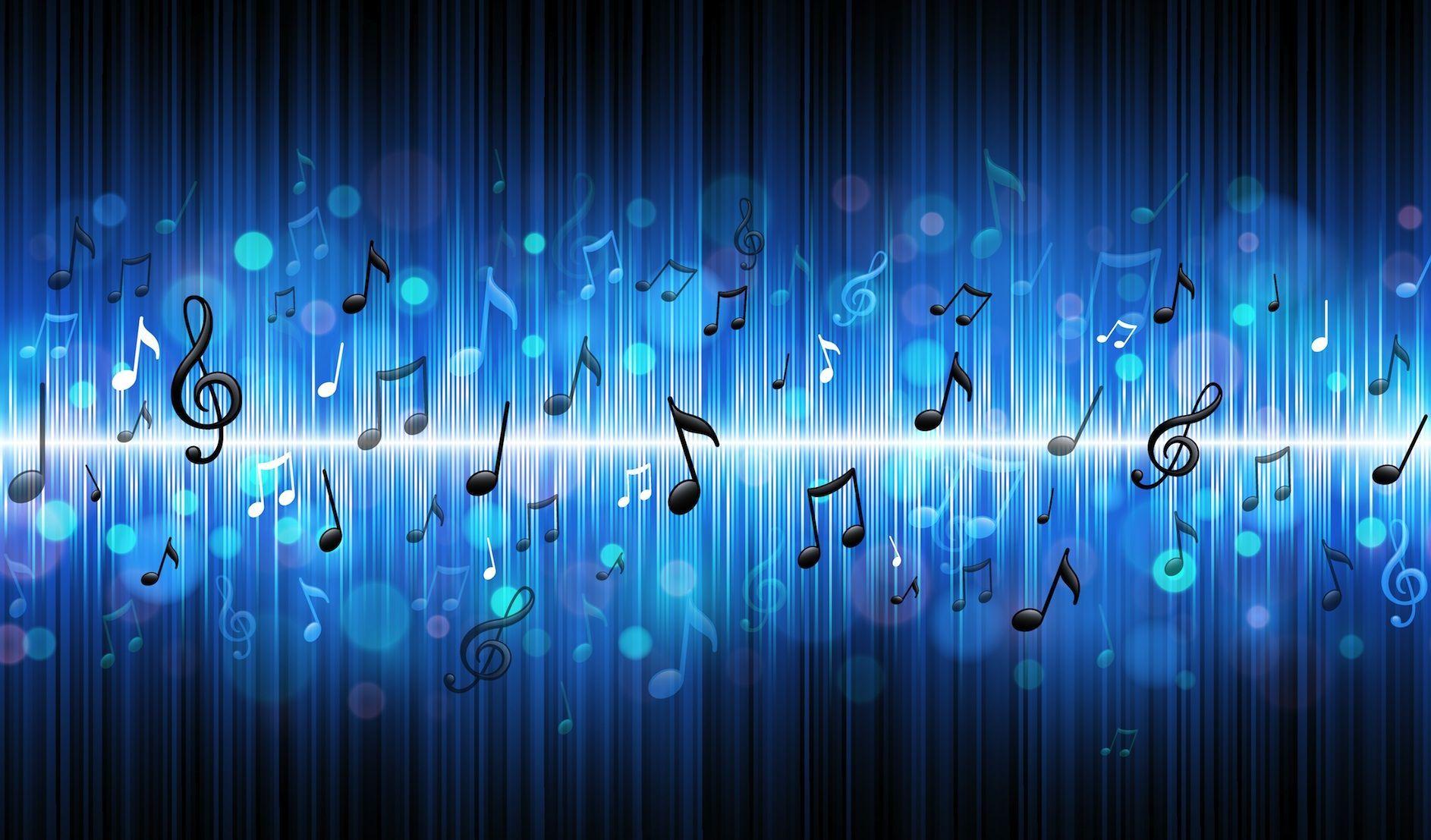 1886x1107 Rubens Tube with many different songs. Music notes, Music notes