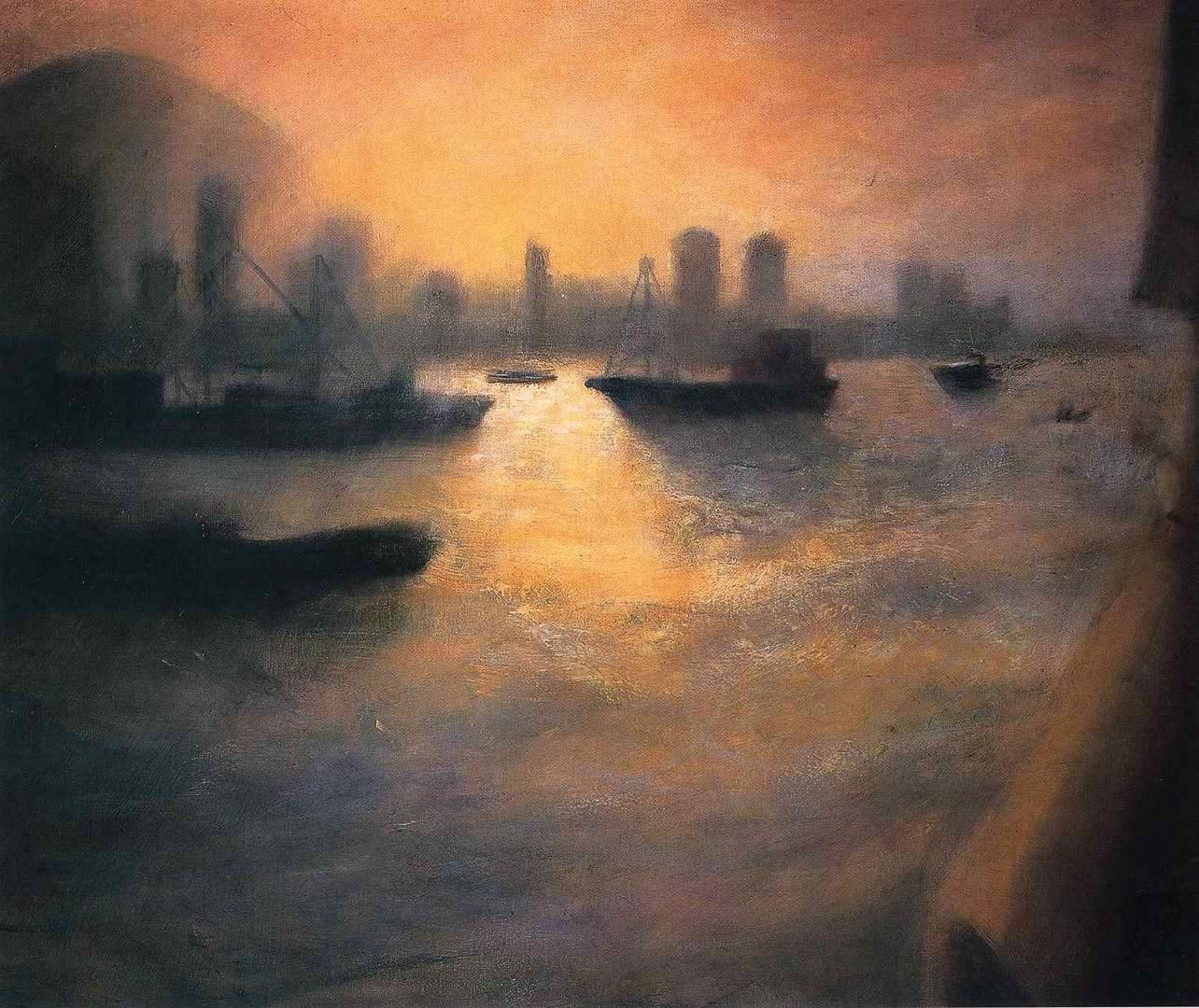 1284x1080 Harbour View From Kowloon 2 Jacklin Wallpaper Image