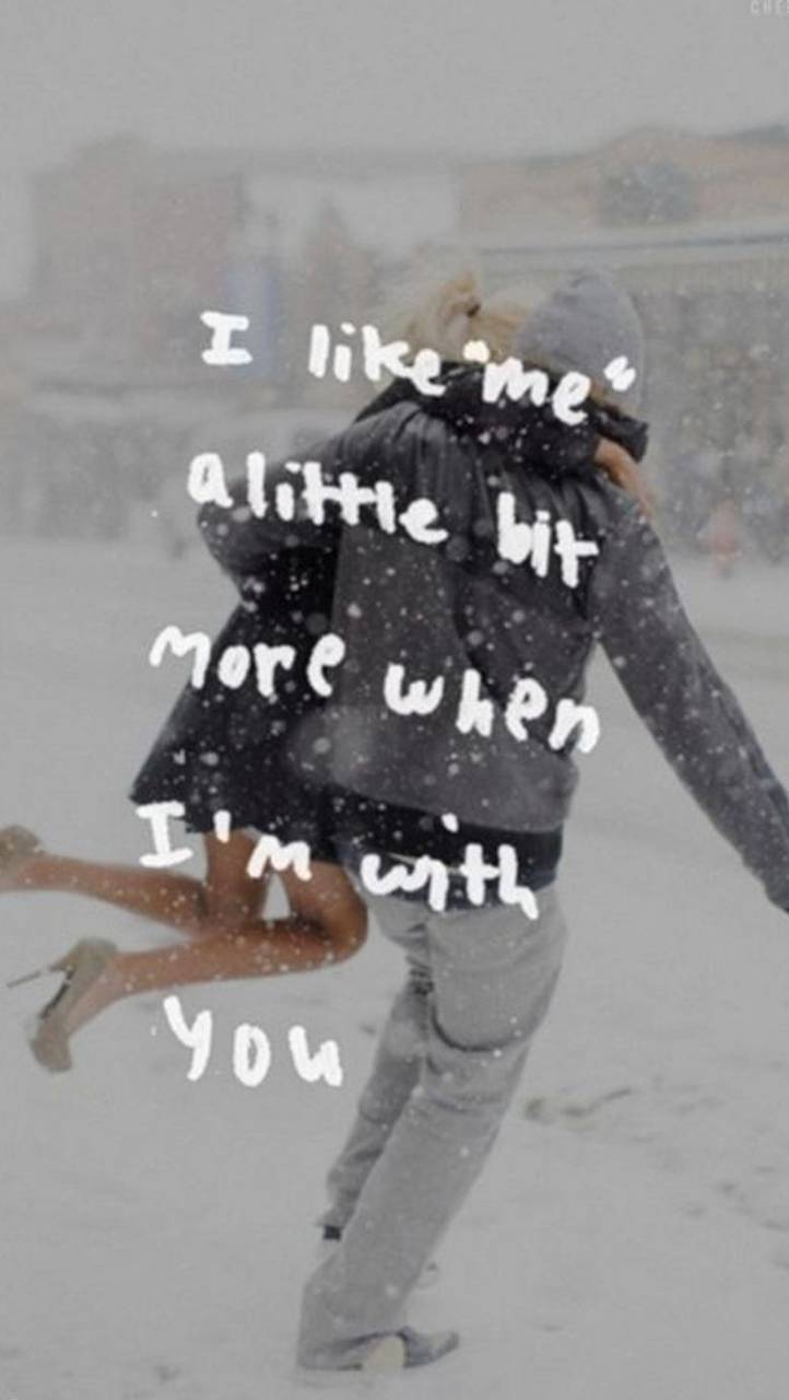 722x1280 Cute Winter Love wallpaper