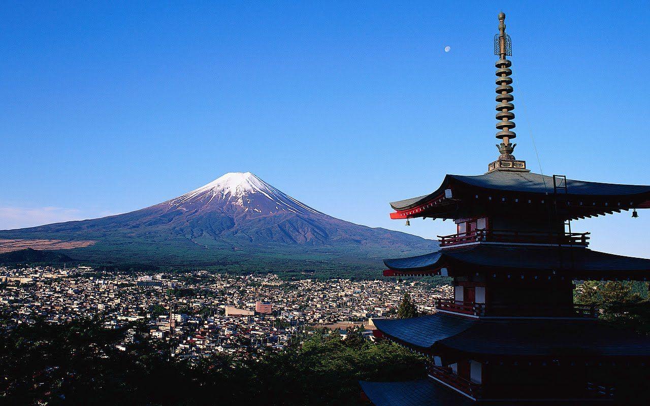 1280x800 Mt Fuji is located about 60 Wallpaper 1280x800. Free Photo