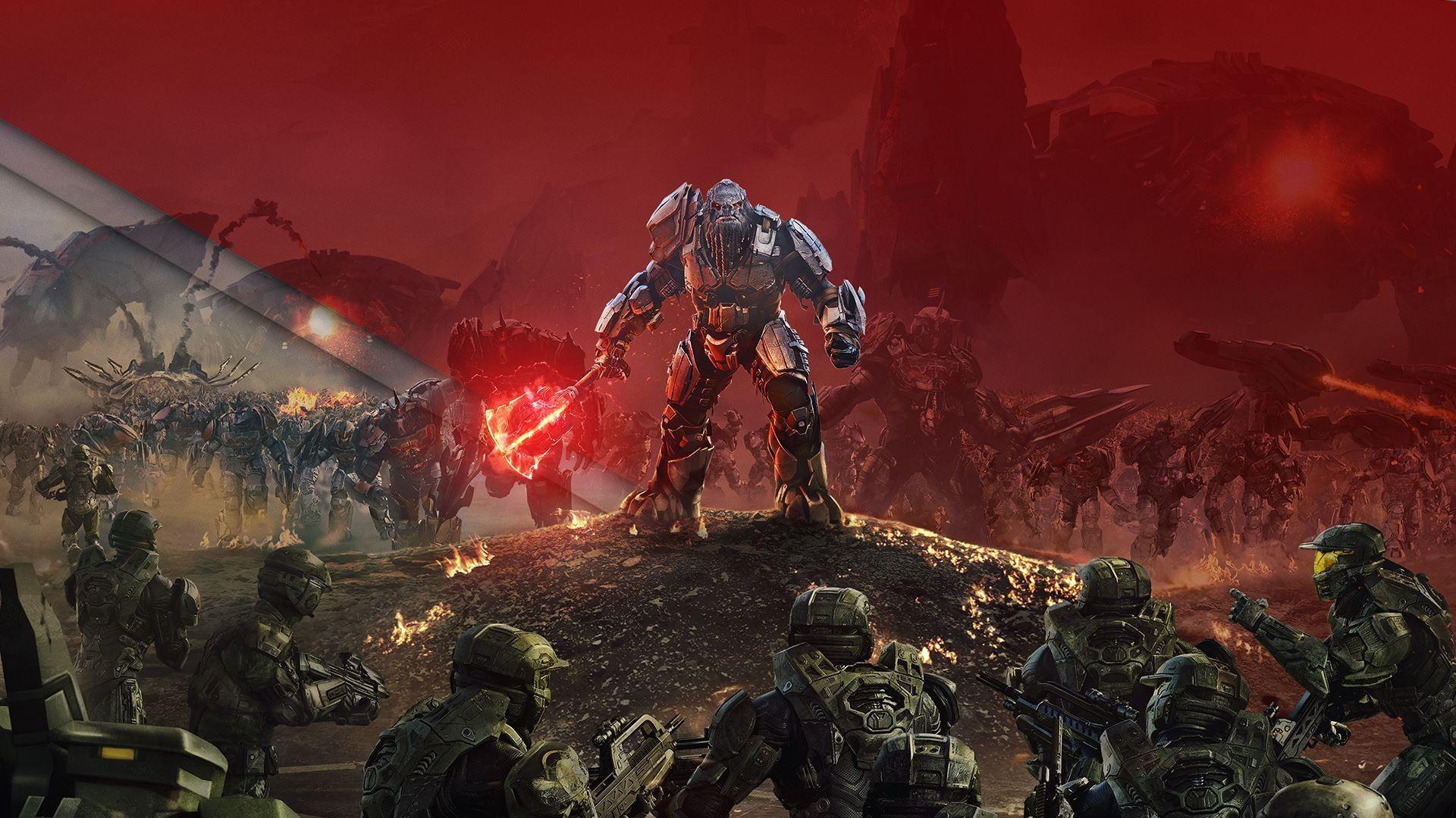 1920x1080 Game wallpaper, Halo Wars, Halo, Brute, Spartans HD wallpaper