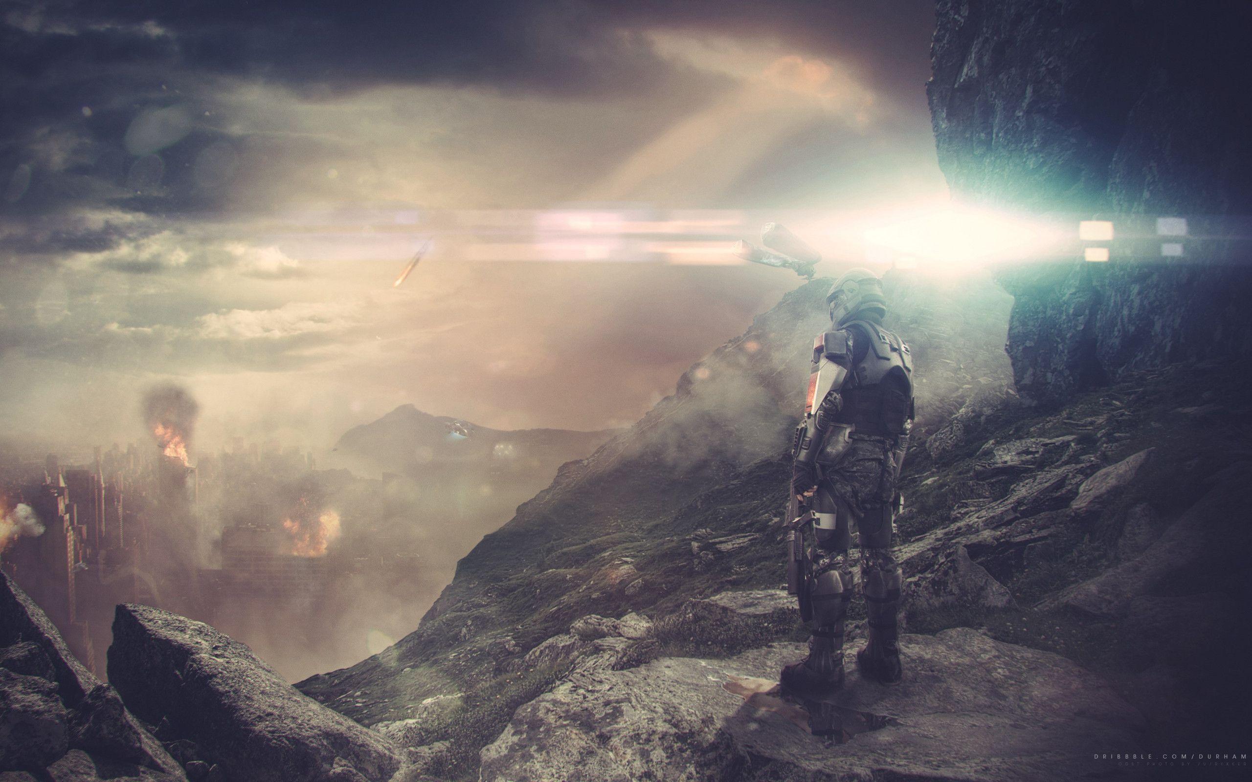 2560x1600 Download wallpaper: Halo ODST game fan art 2560x1600