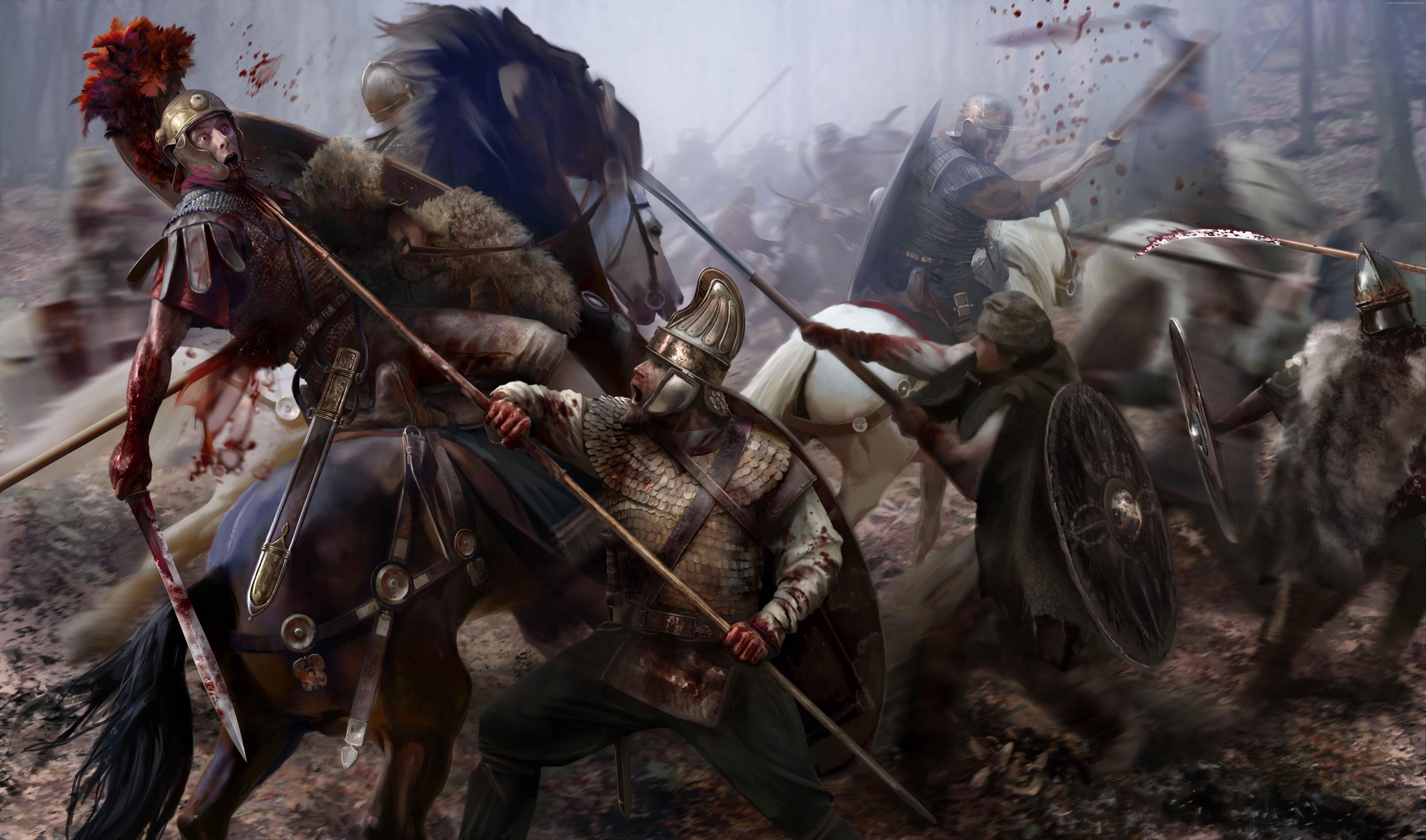 8504x5010 Wallpaper Total War: Attila, Best Games game, PC, Games