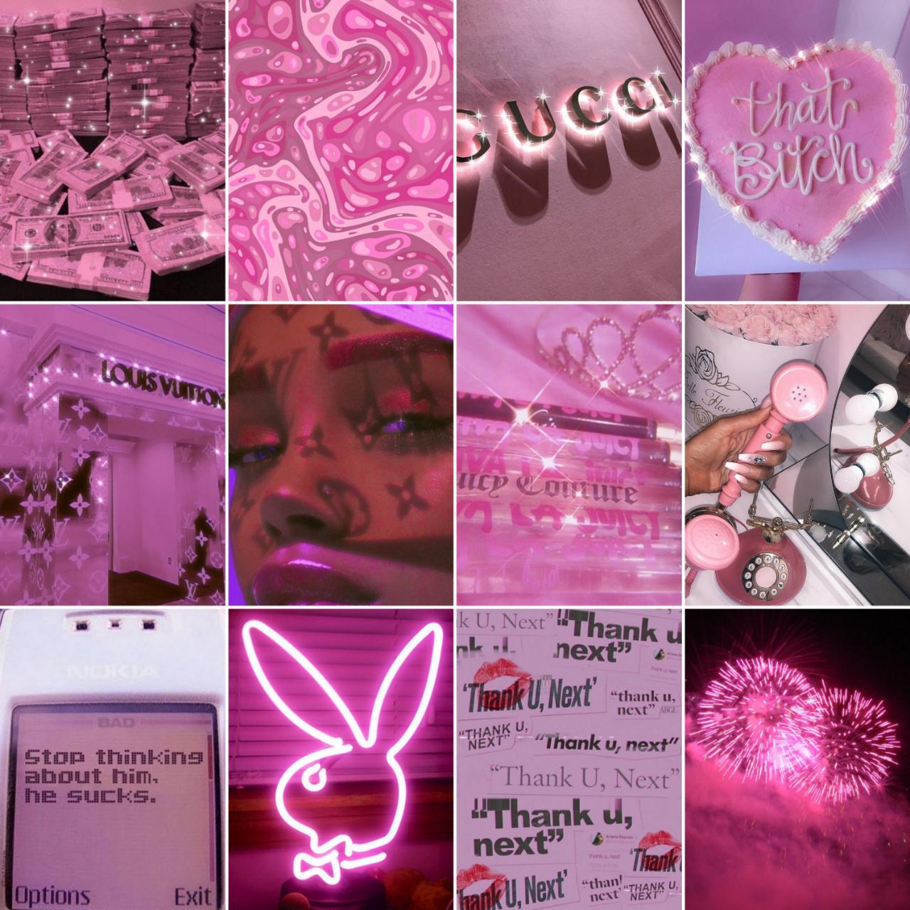 1280x1280 Baddie Aesthetic Wall Collage, ———————————————-, ⭑