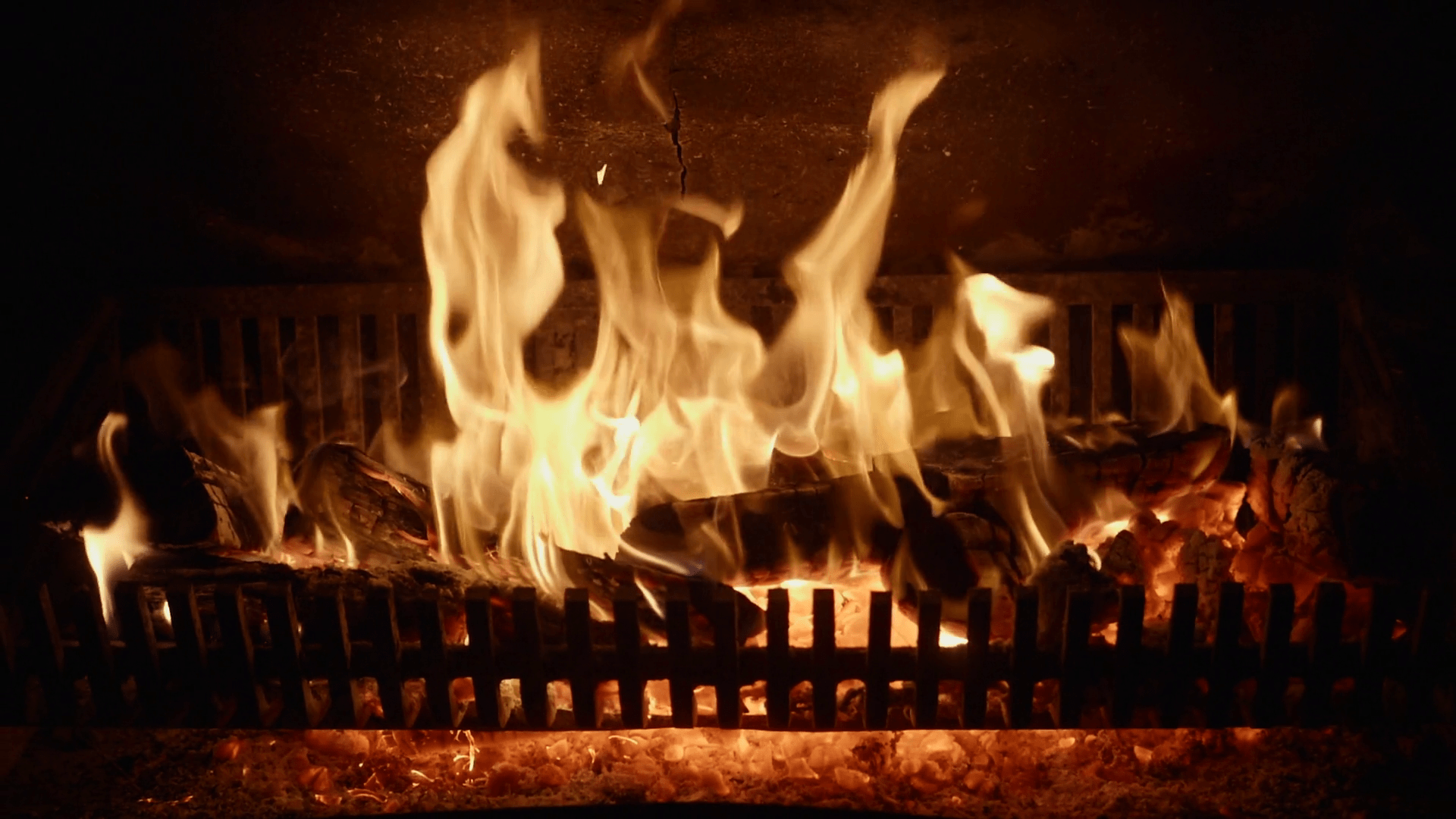 1920x1080 Fireplace Fire Stock Footage: Royalty Free Video Clips