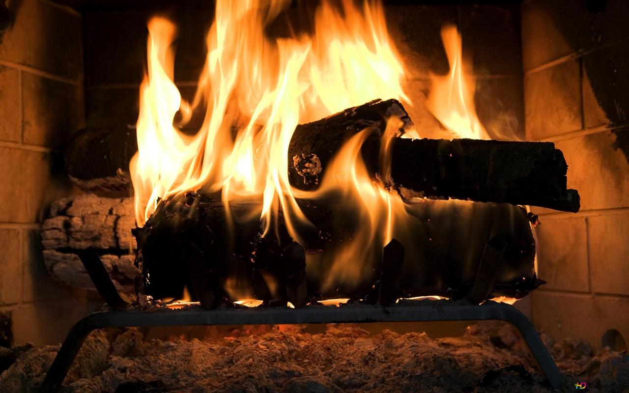 1280x800 Fireplace Fire HD wallpaper download