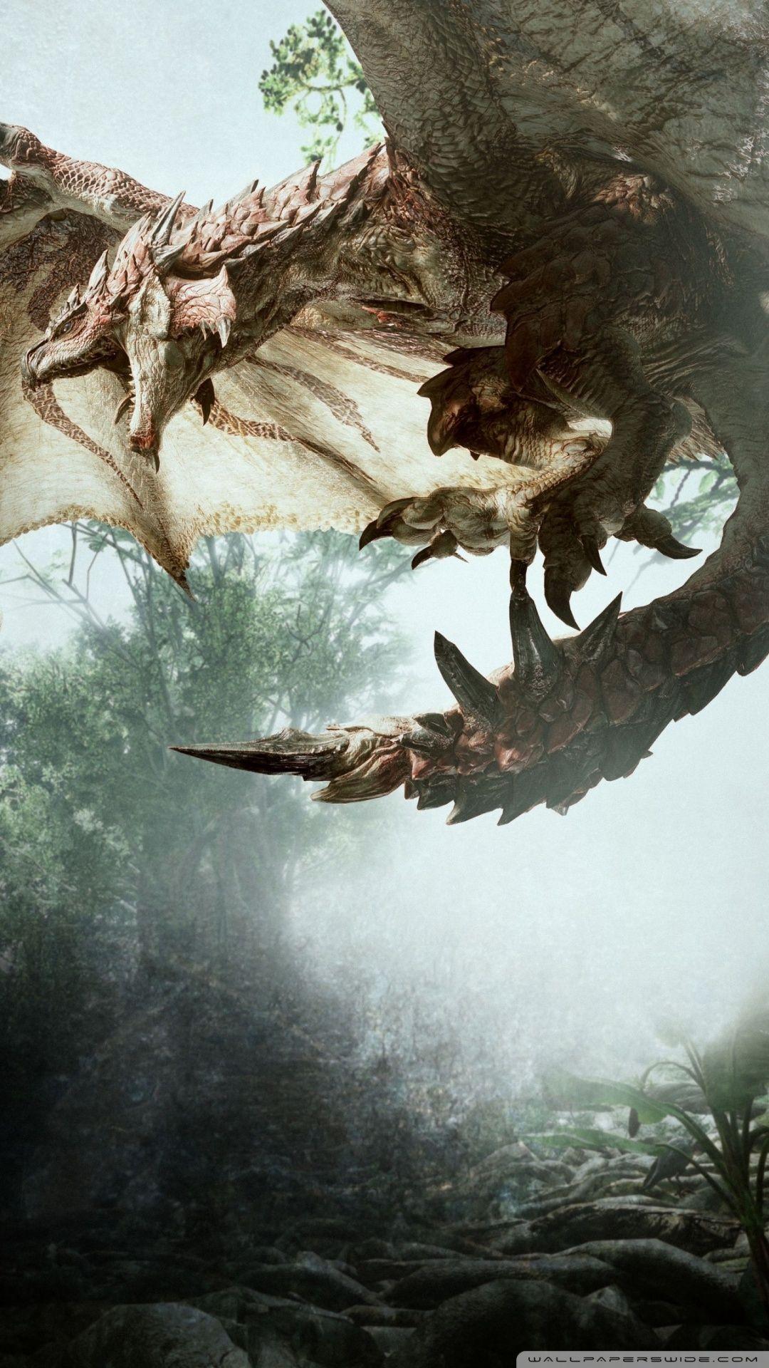 1080x1920 Monster Hunter World 2018 Video Game Ultra HD Desktop Background