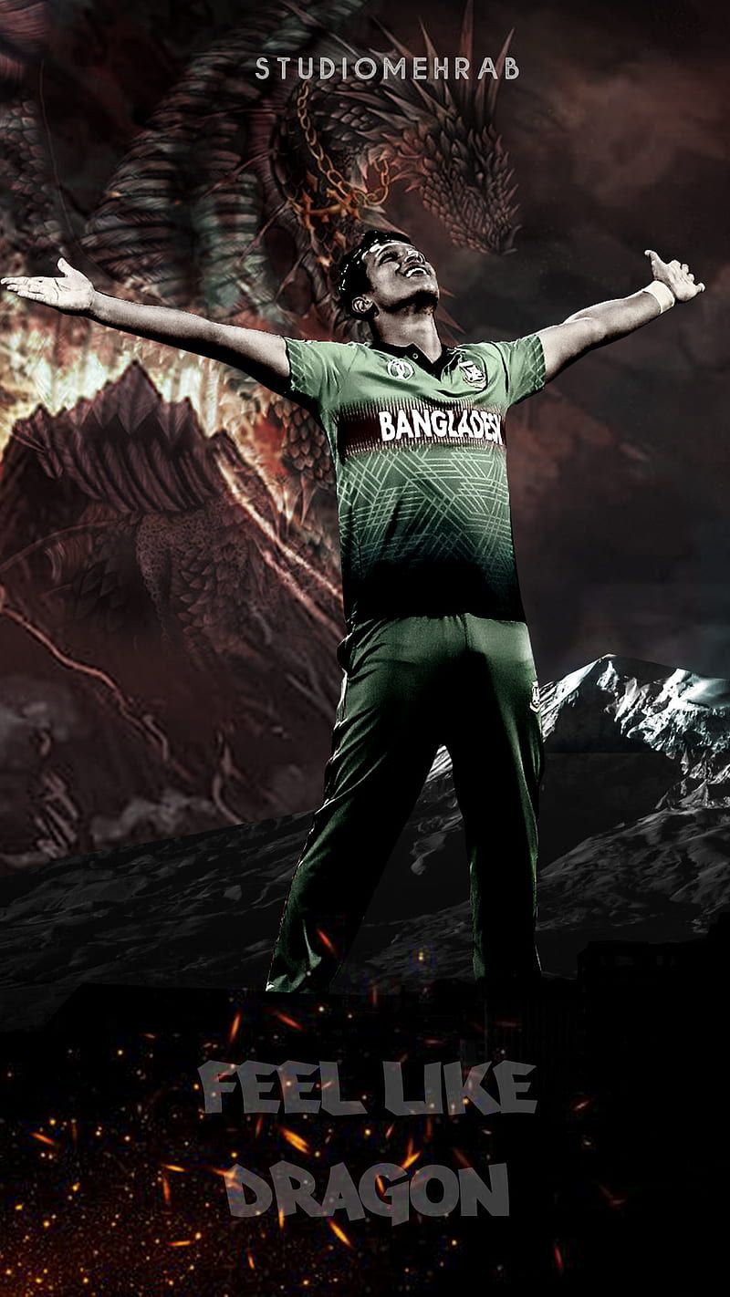 800x1422 Feel like dragon, bangladesh, cricket, HD phone wallpaper