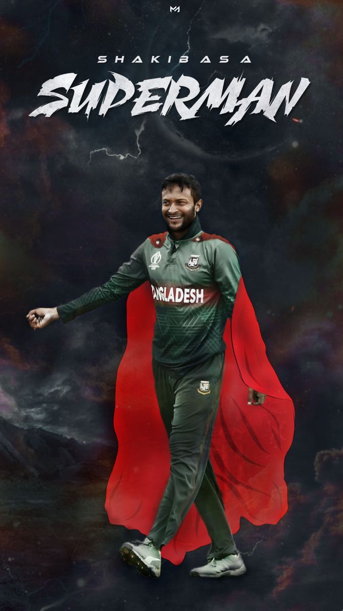 670x1192 Shakib as A Superman. Shakib Al Hasan by MAHMUDGFX. Bangla funny photo, Cricket wallpaper