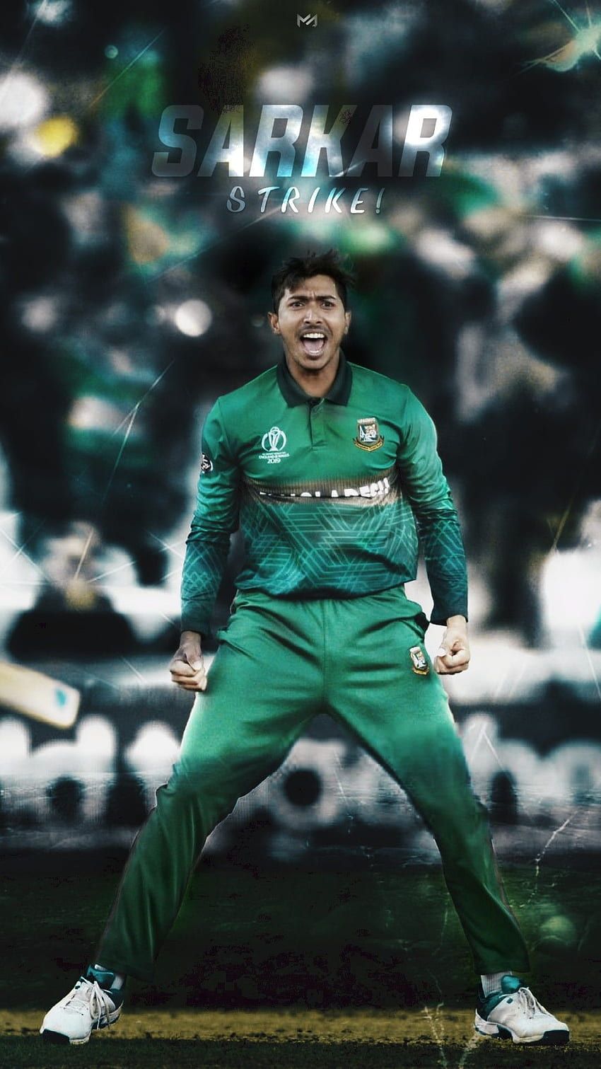 850x1511 Soumya Sarkar Sarkar starike. Bangladesh cricket team, Cricket logo, Cricket team HD phone wallpaper