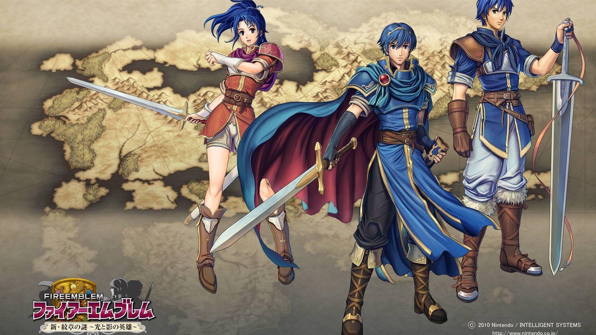 1920x1080 Free download Marth and My unit Fire Emblem New Mystery of
