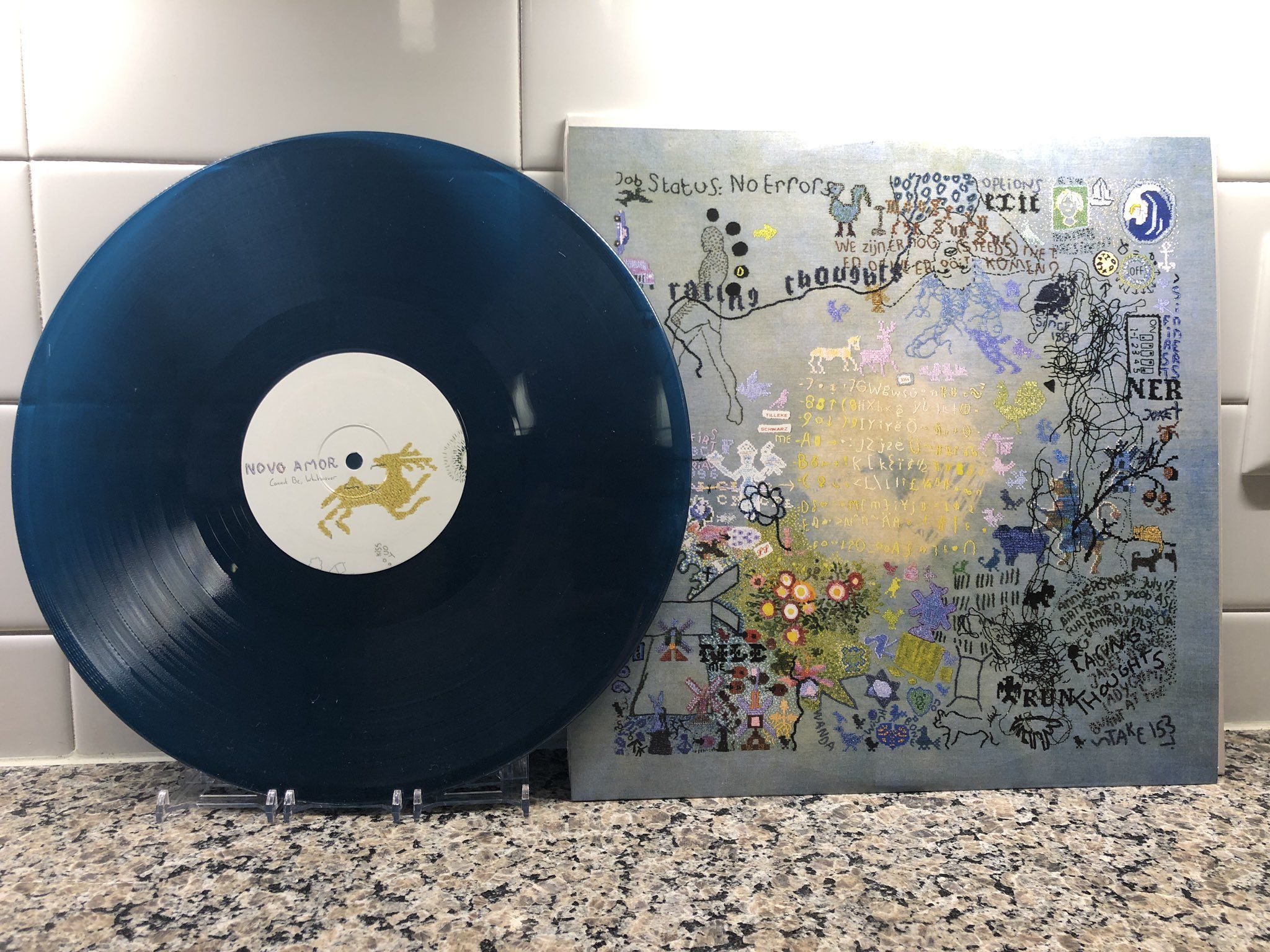 2048x1536 Novo Amor on X: I'm enjoying seeing all these random colour variations. The records are made from recycled vinyl pellets, meaning each one has a unique, undetermined colour. Please keep sharing them