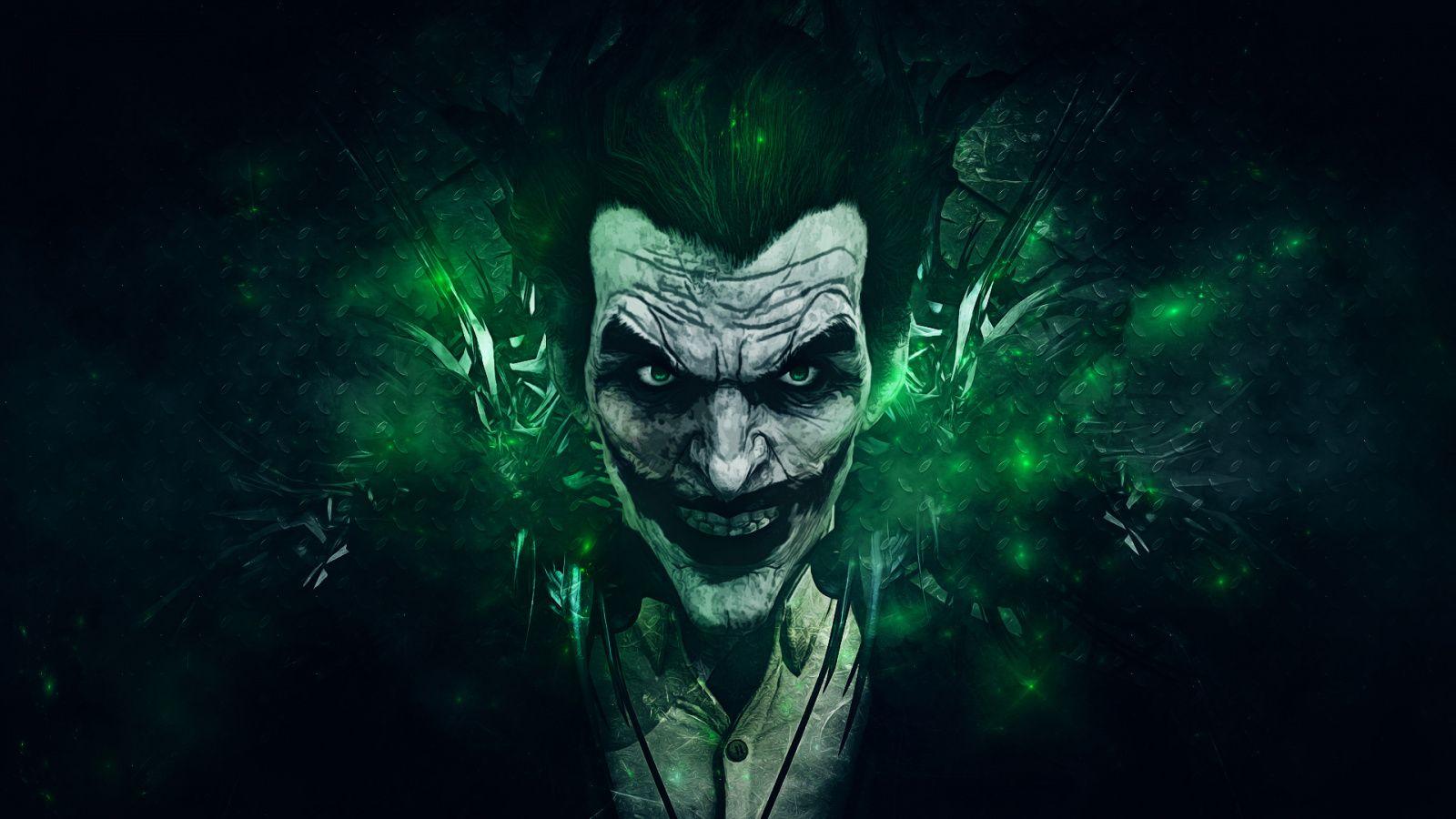 1600x900 Download Joker, Batman: Arkham Knight, video game, villain, art