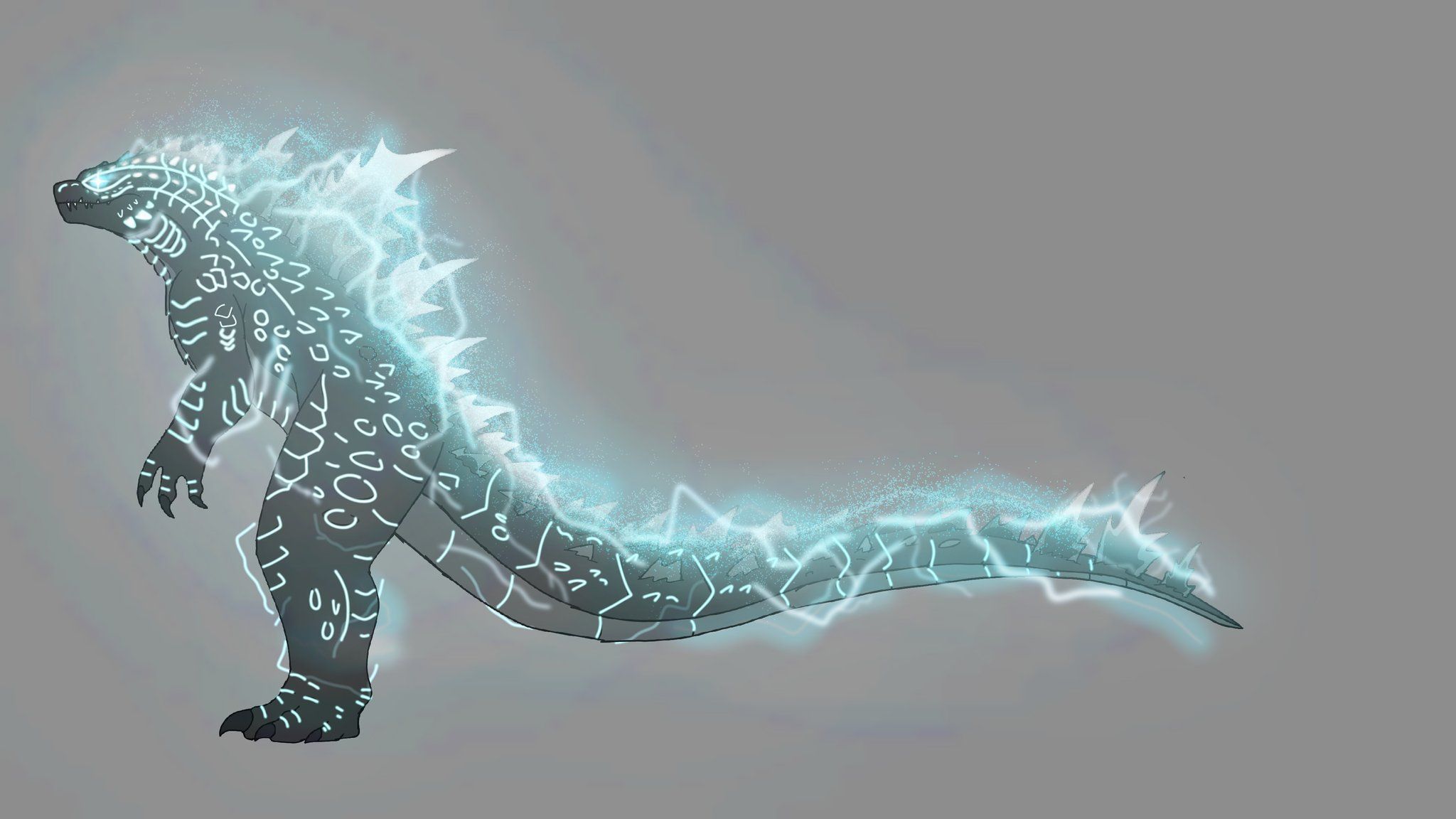 2048x1152 Tricø On X: Bio Electric Godzilla (thermo Godzilla Replacement) / X
