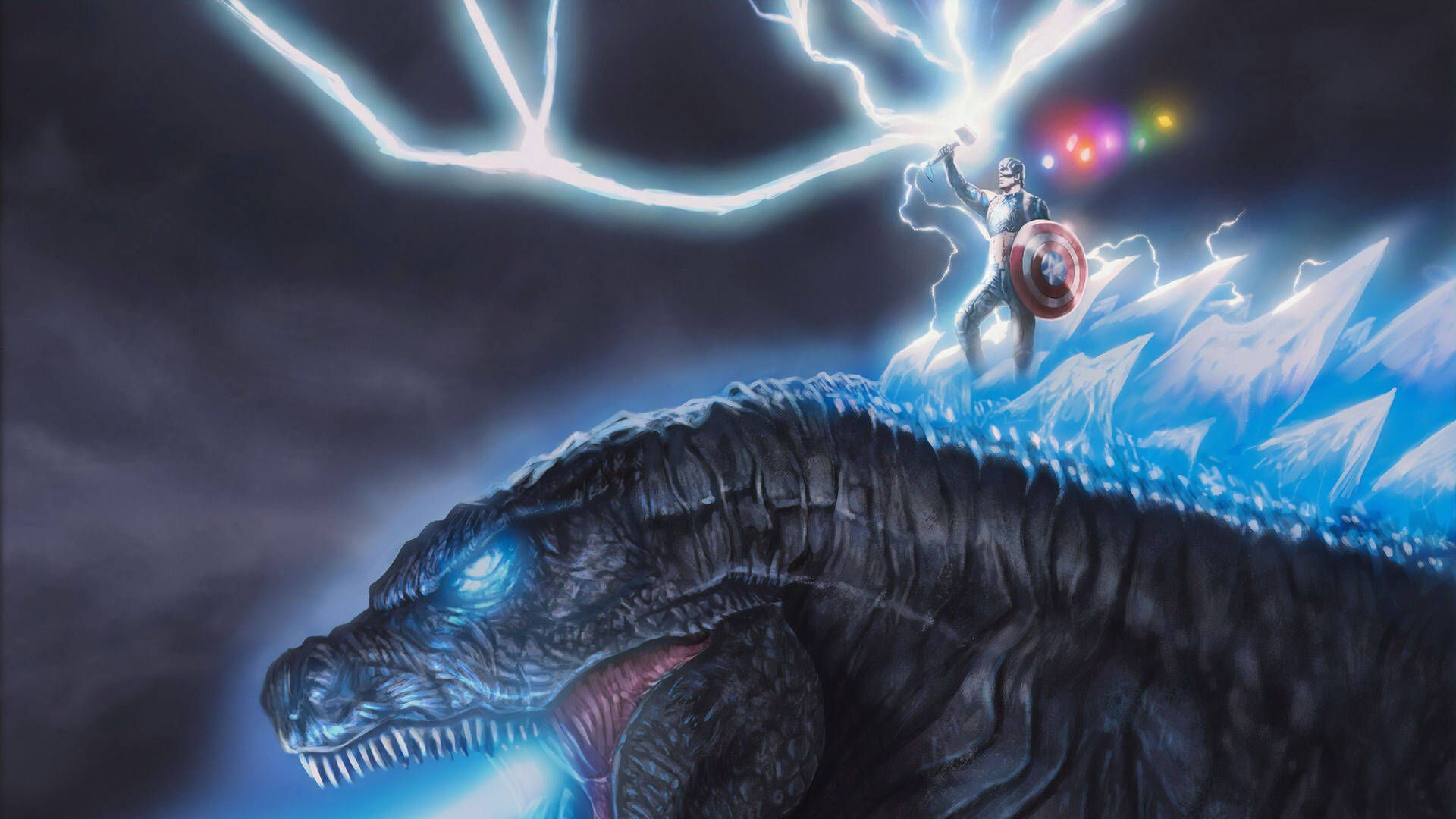 1920x1080 Godzilla Wallpaper