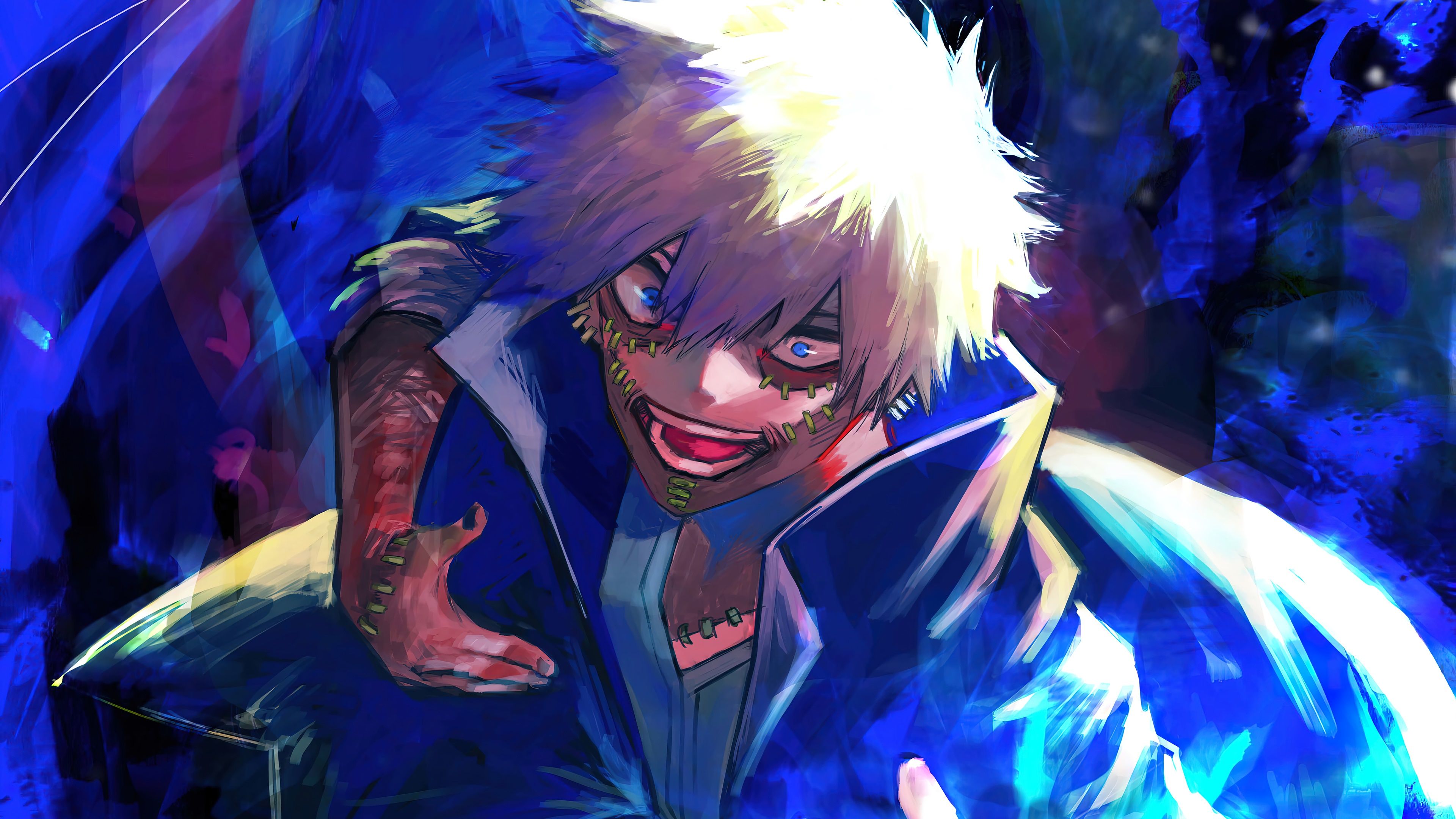 3840x2160 dabi, flame, mha, my hero academia, bnha, anime, 4k, pc, HD Wallpaper