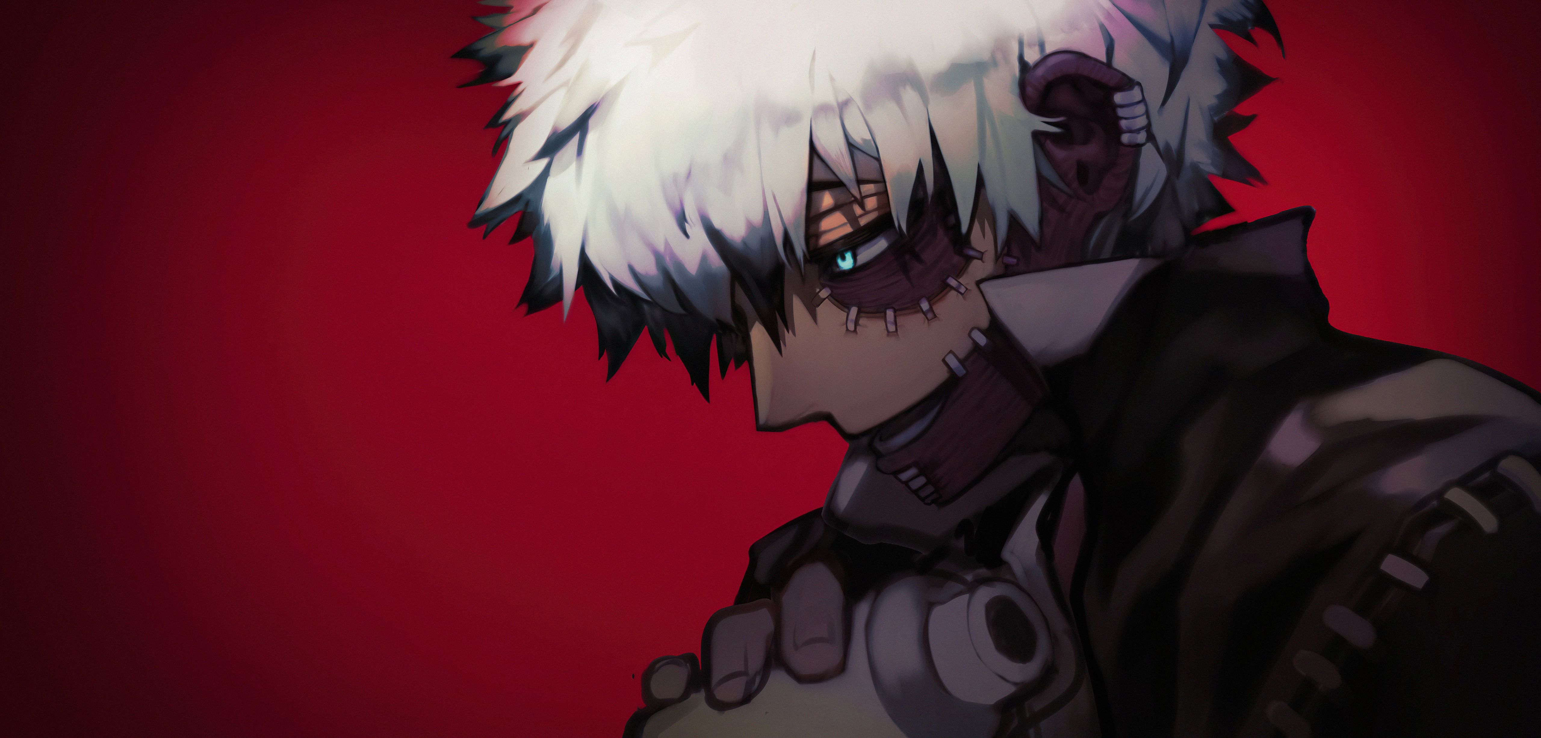 5120x2453 Dabi from My Hero AcademiaK Ultra HD Anime Wallpaper